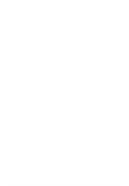 Icon of a construction worker with tools above a list of construction-related activities in Spanish.