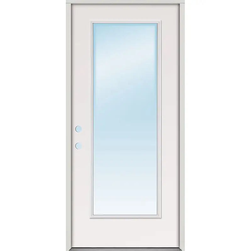 Full Lite Steel Prehung Door Unit (S-20)