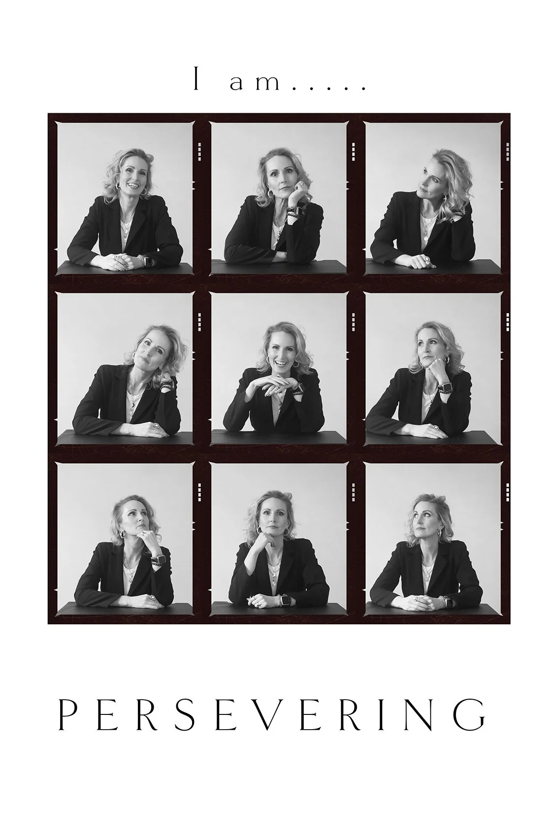 I am portrait series by seattle portrait and headshot photographer, Beauclair Photography.  Image of women part of the portrait project.