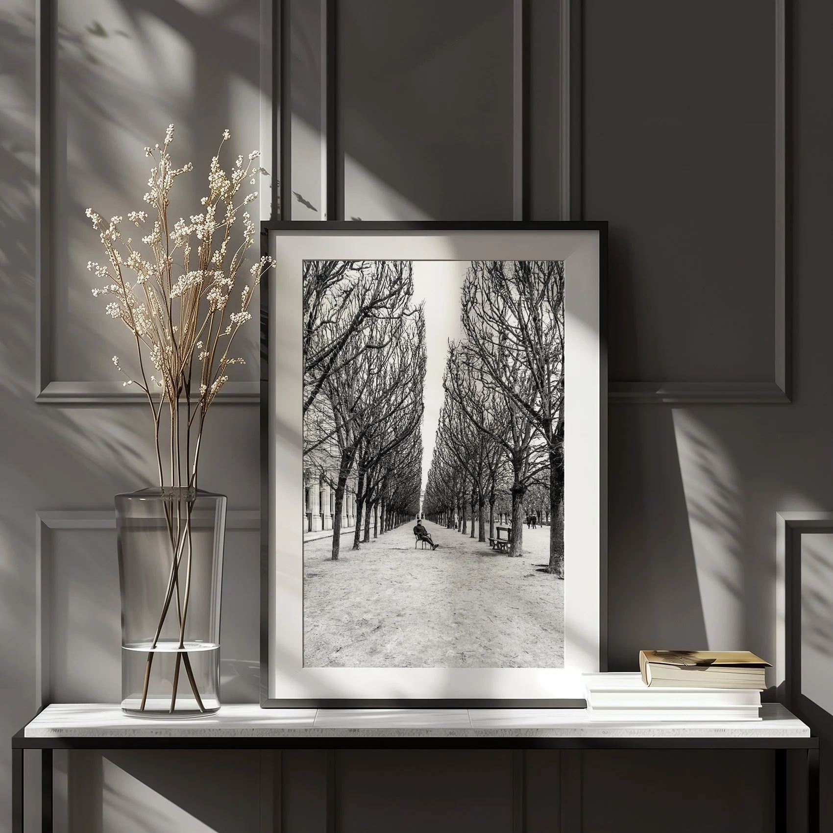 Framed portrait, Marcel Beauclair, by Beauclair Photography in Paris, France