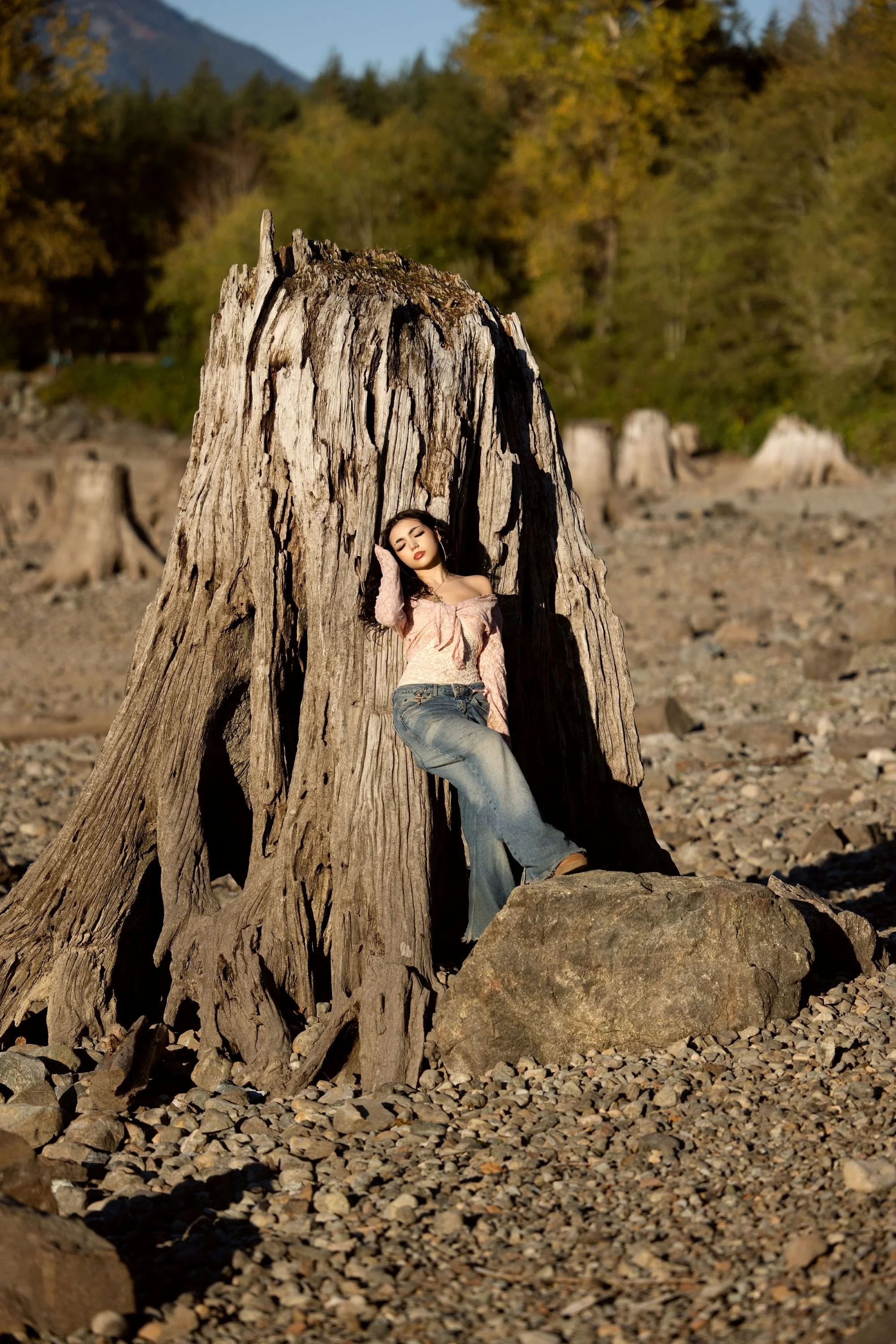 Rattlesnake lake senior portraits