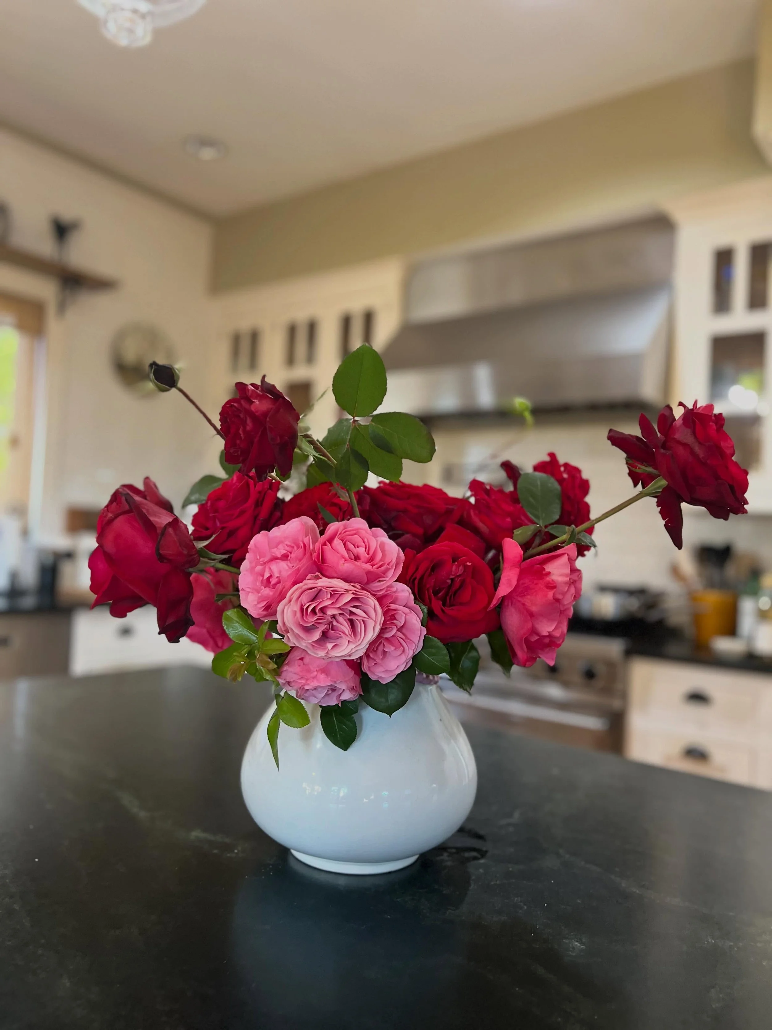 This is a reminder to stop and smell the roses&hellip;

In the midst of all of our busy schedules, it&rsquo;s so important that we take some time once in a while to appreciate the little things in life. 

Today I cut some roses from my yard, one of t