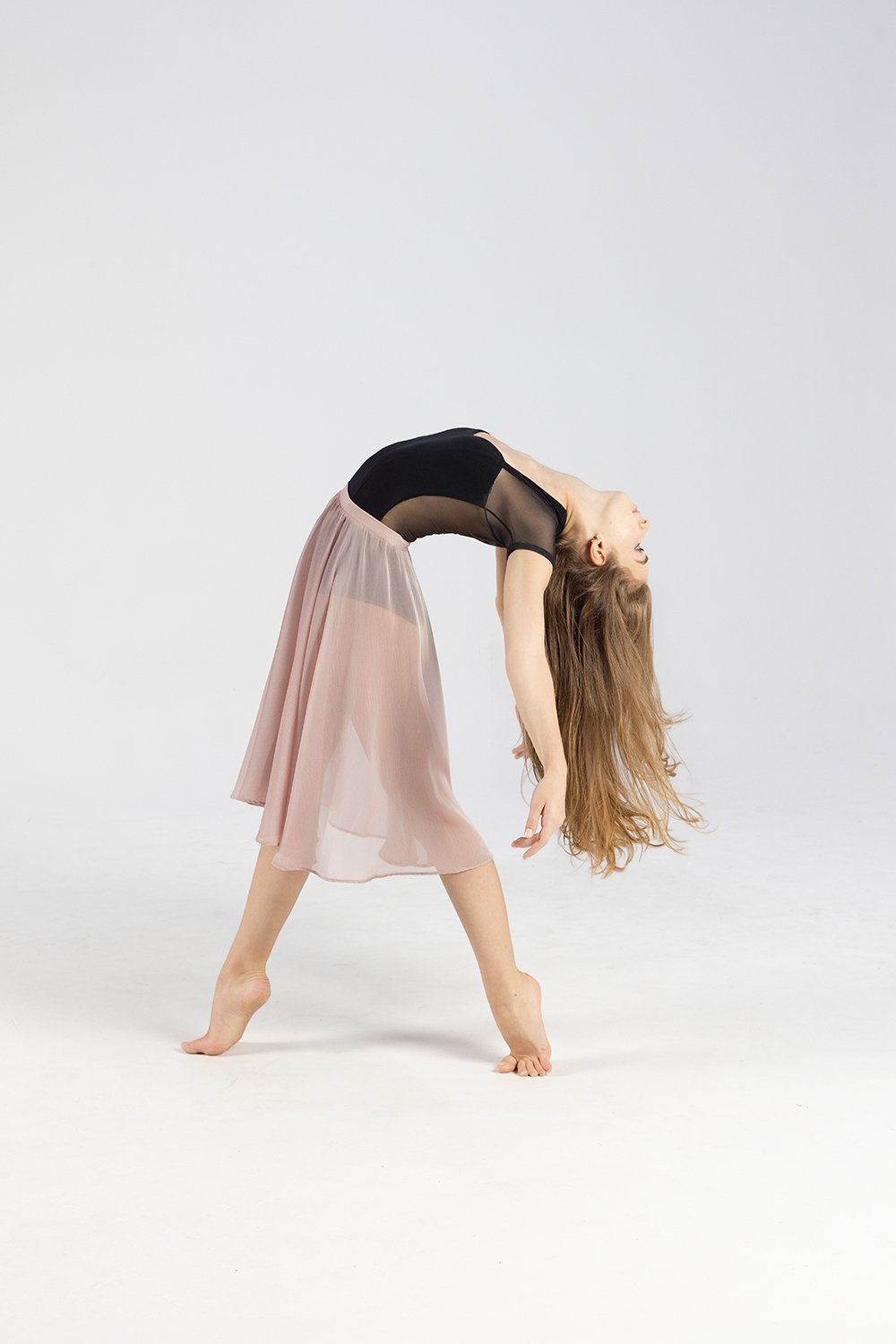 Beautiful laid back dance portrait