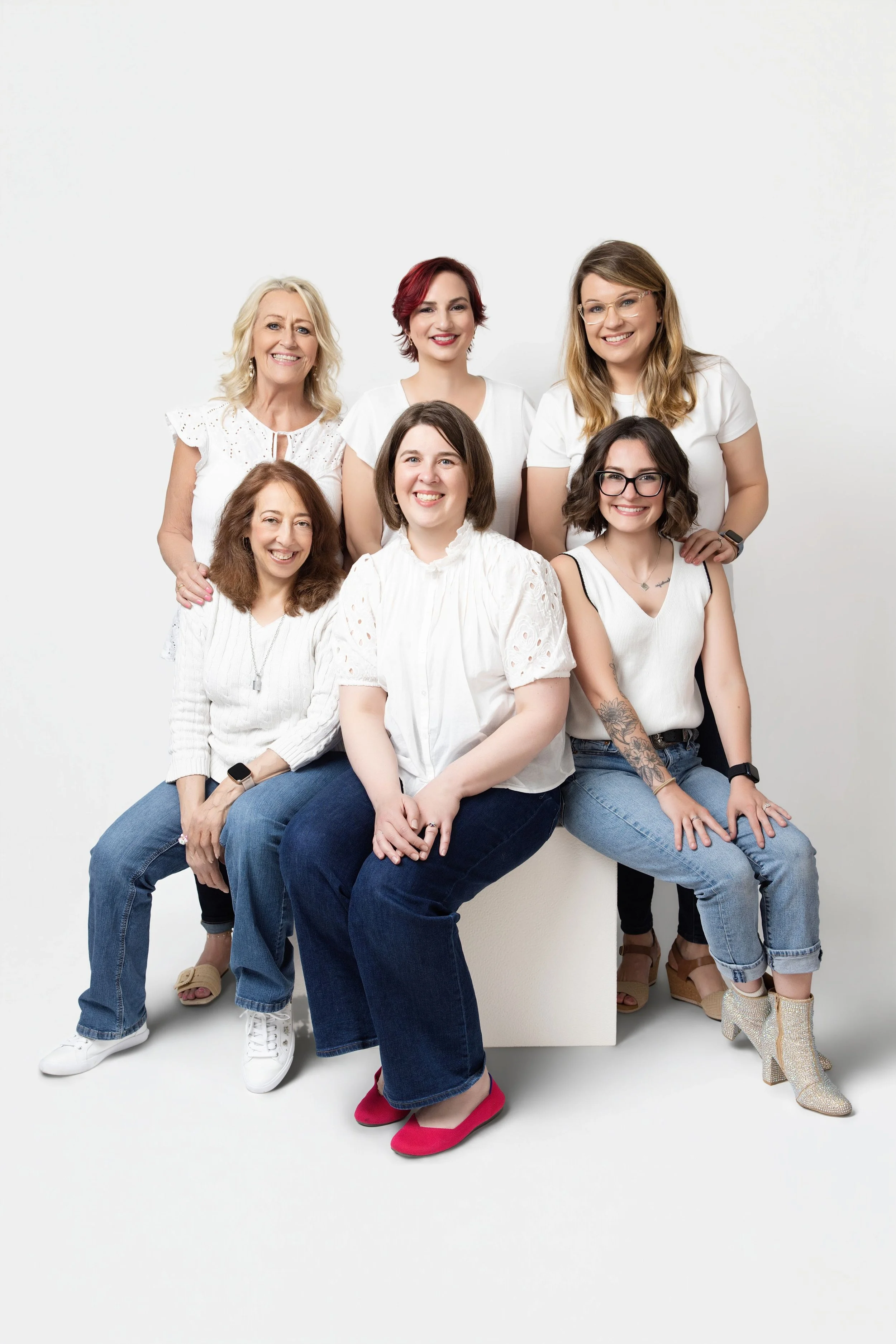 Editorial portrait breast cancer survivors honored at Making Strides Against Breast Cancer of Seattle, by Shannon Beauclair