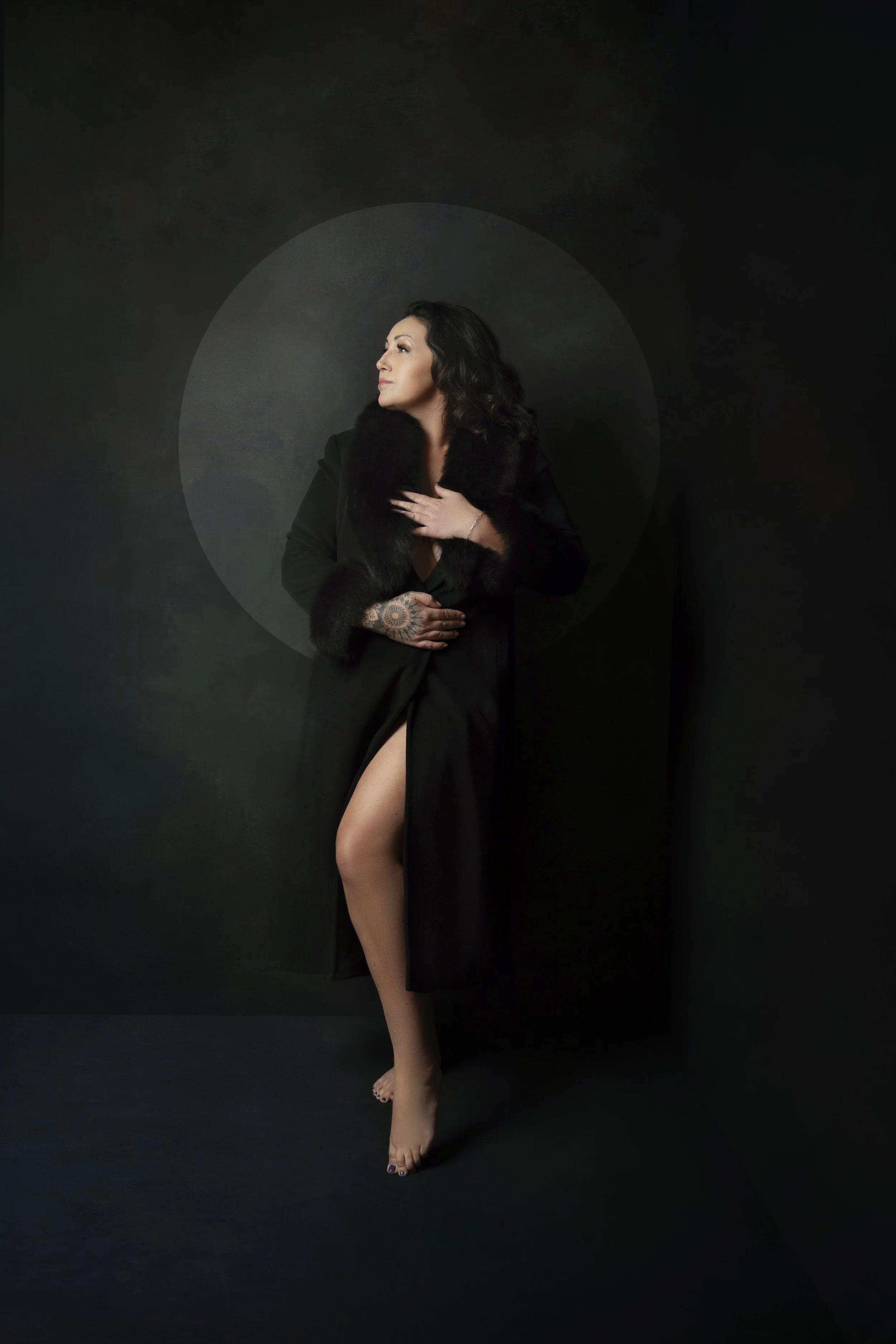 Beauty and boudoir portrait of a woman photographed by Beauclair Photography in Kirkland, WA