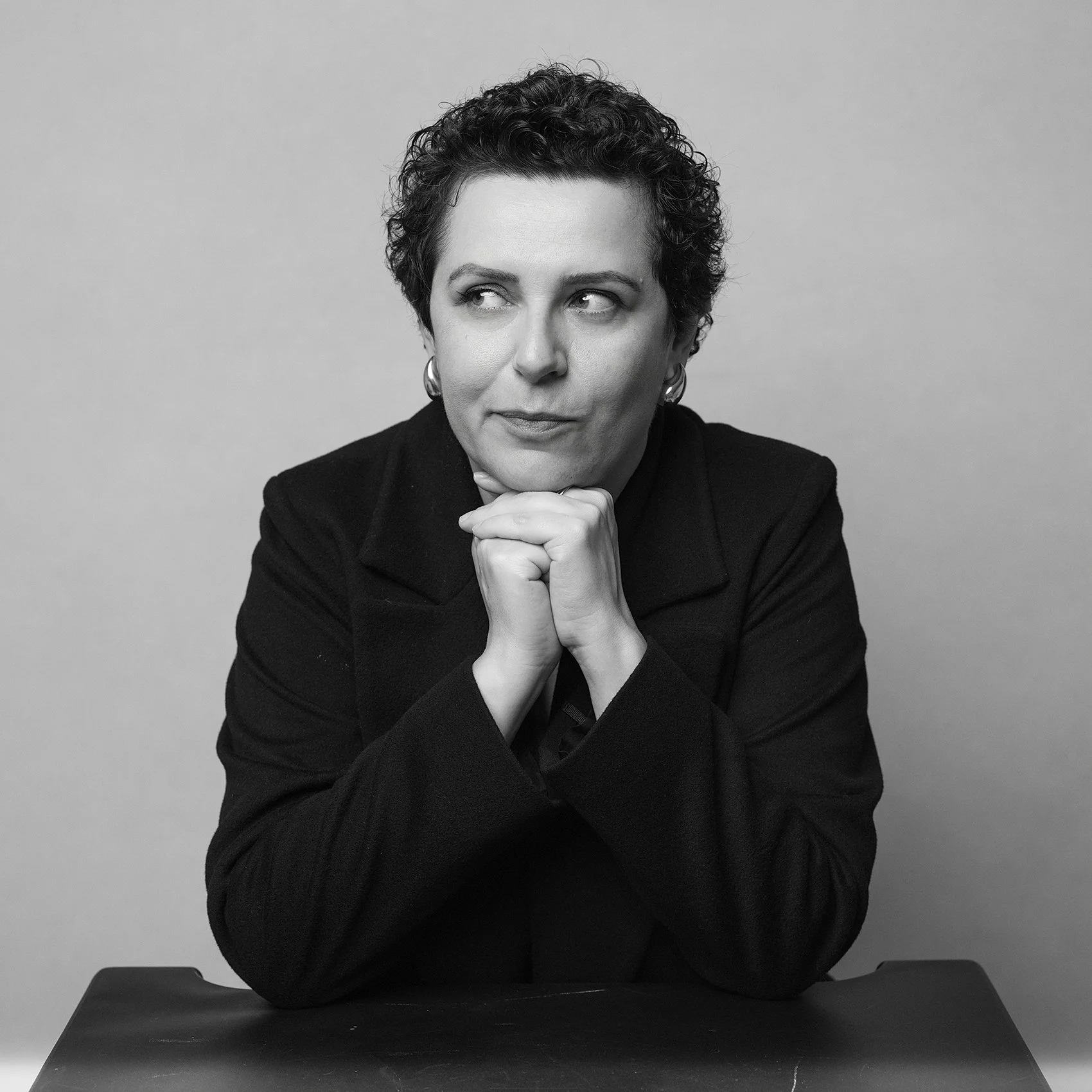 Black and white authentic portrait for I am series in seattle and photographer near me