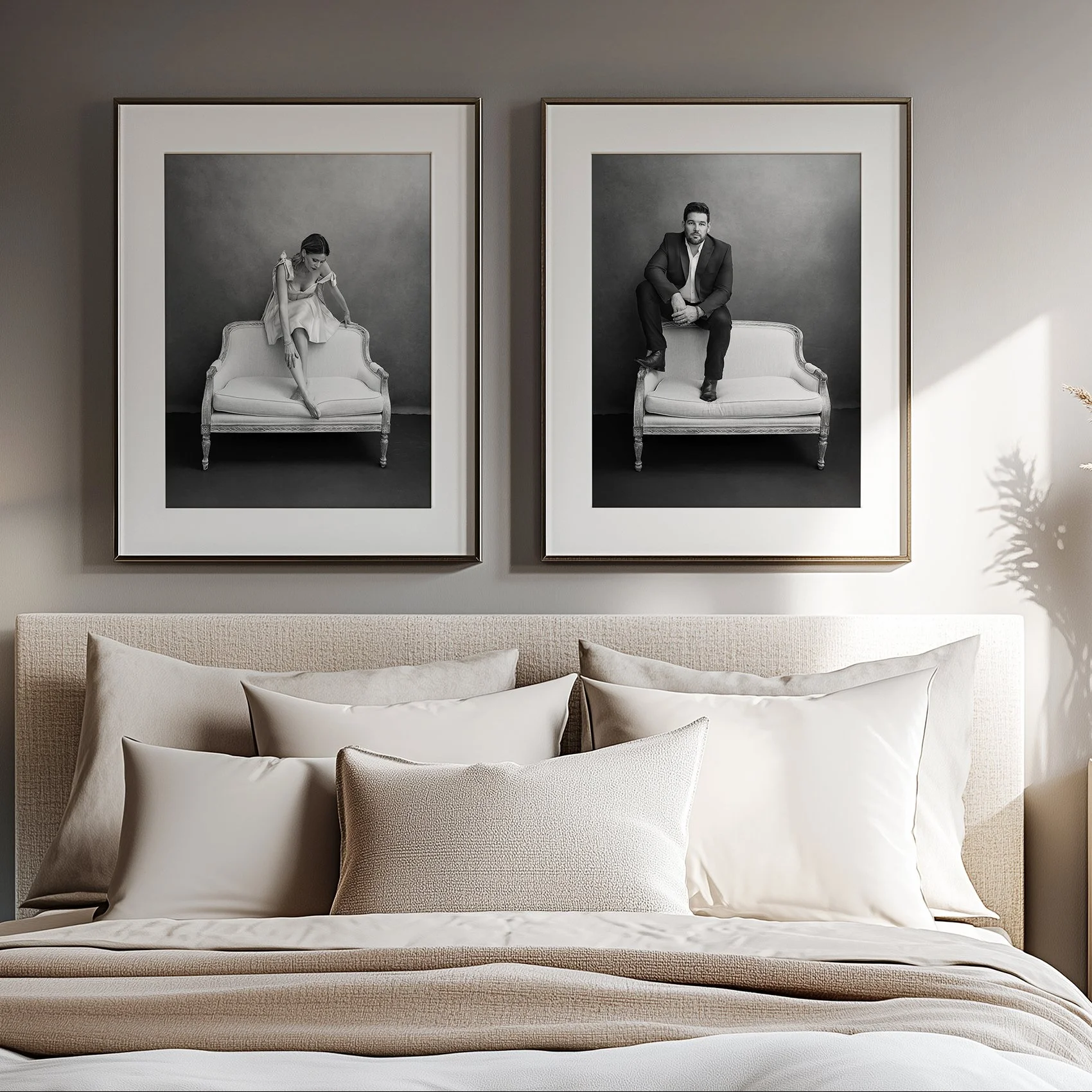 Fine art couples portrait black and white — Beauclair Photography Kirkland WA