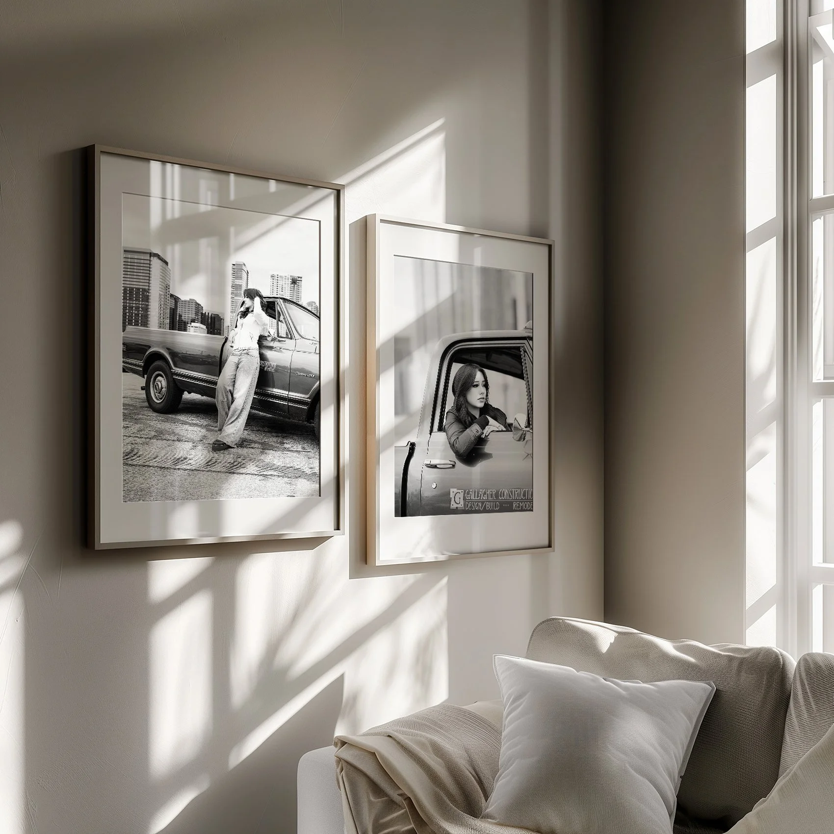 luxury wall art of senior portrait session from Bellevue