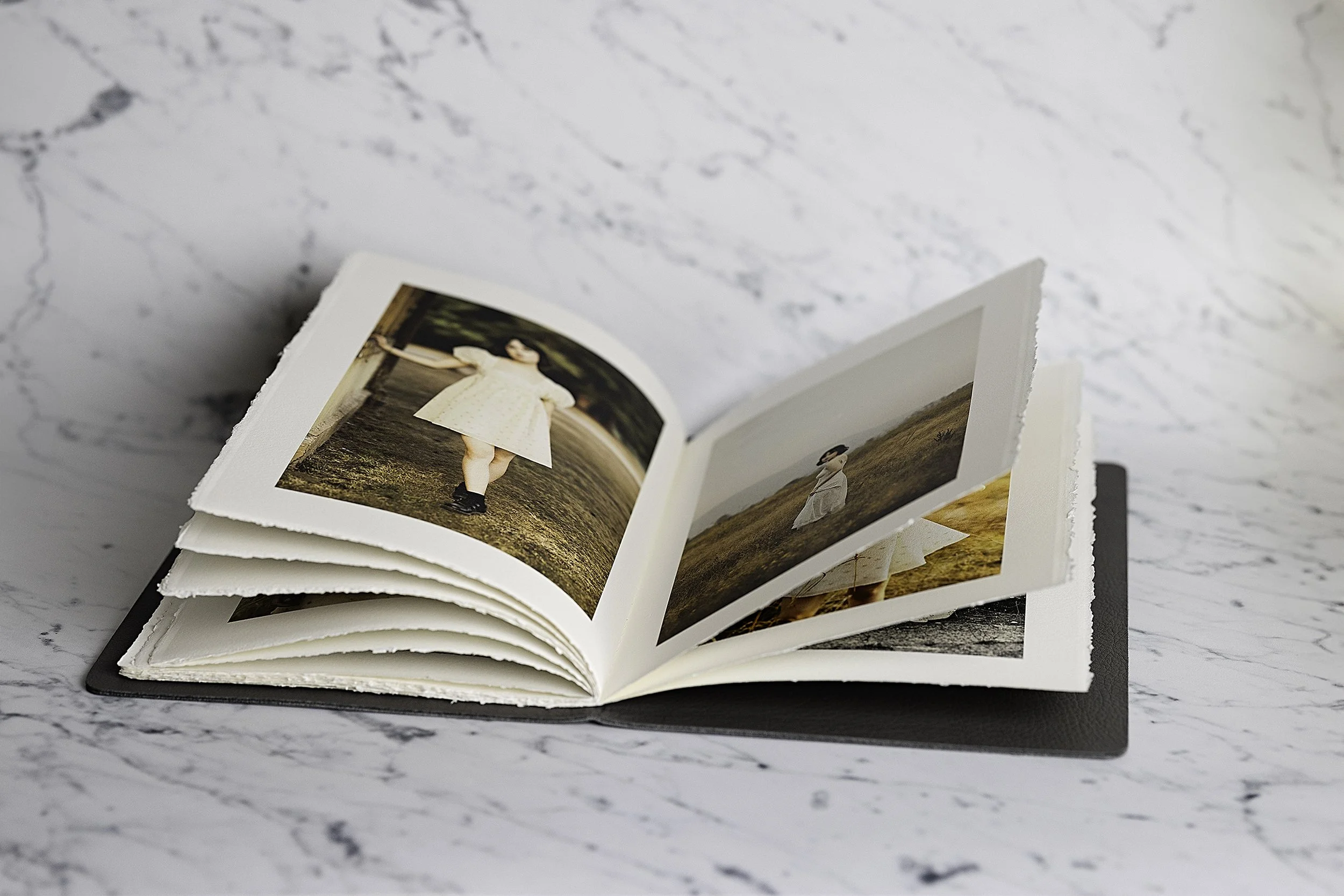 Personalized Leather Italian Book by Beauclair Photography