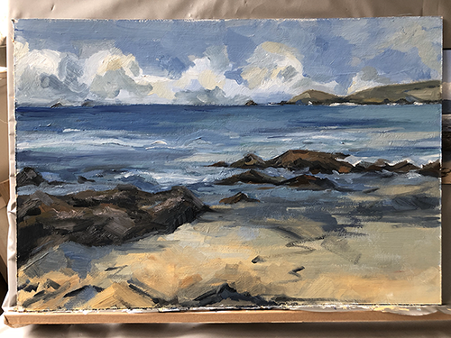 Finsihed painting by student cornwall seascapes.png