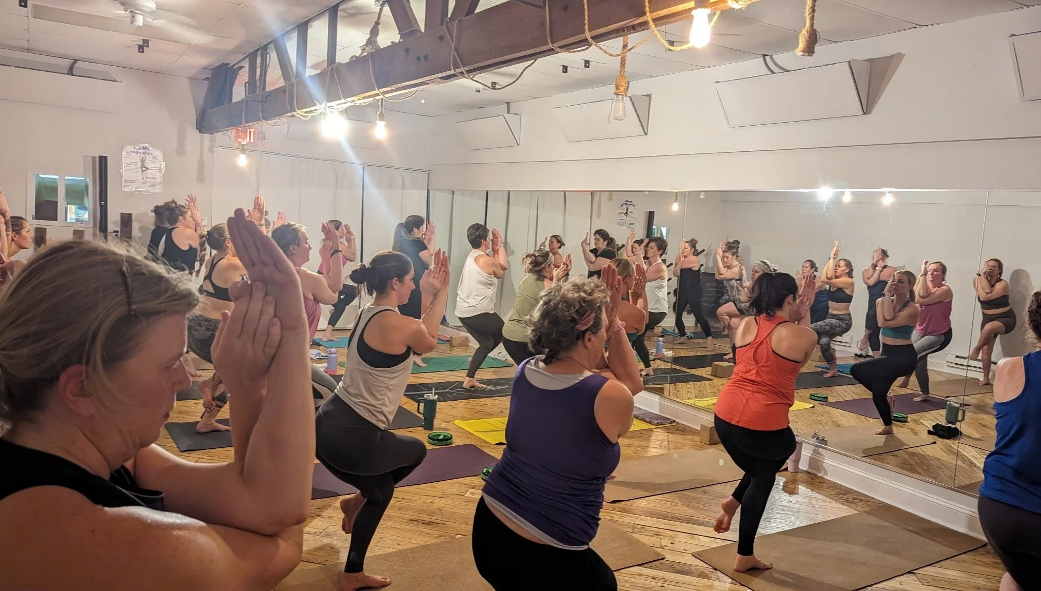 Hot Yoga Class and Vinyasa Yoga Provides Core Strength and Increased Flexibility