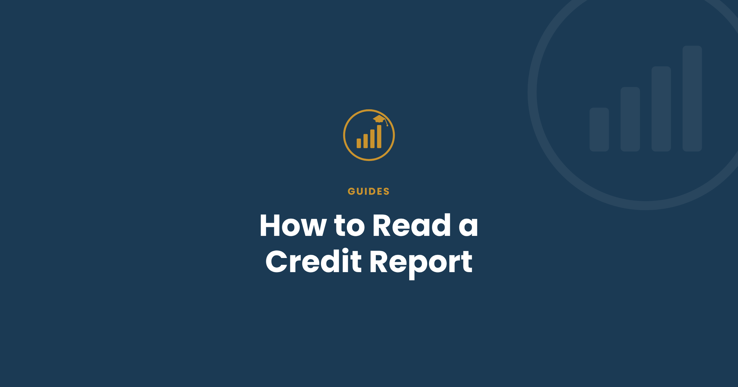 How to Read a Credit Report
