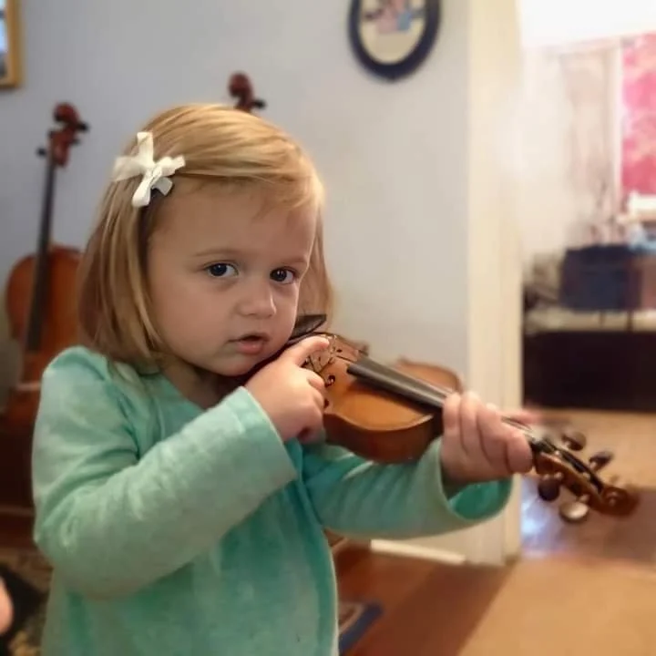 Tiny's first violin