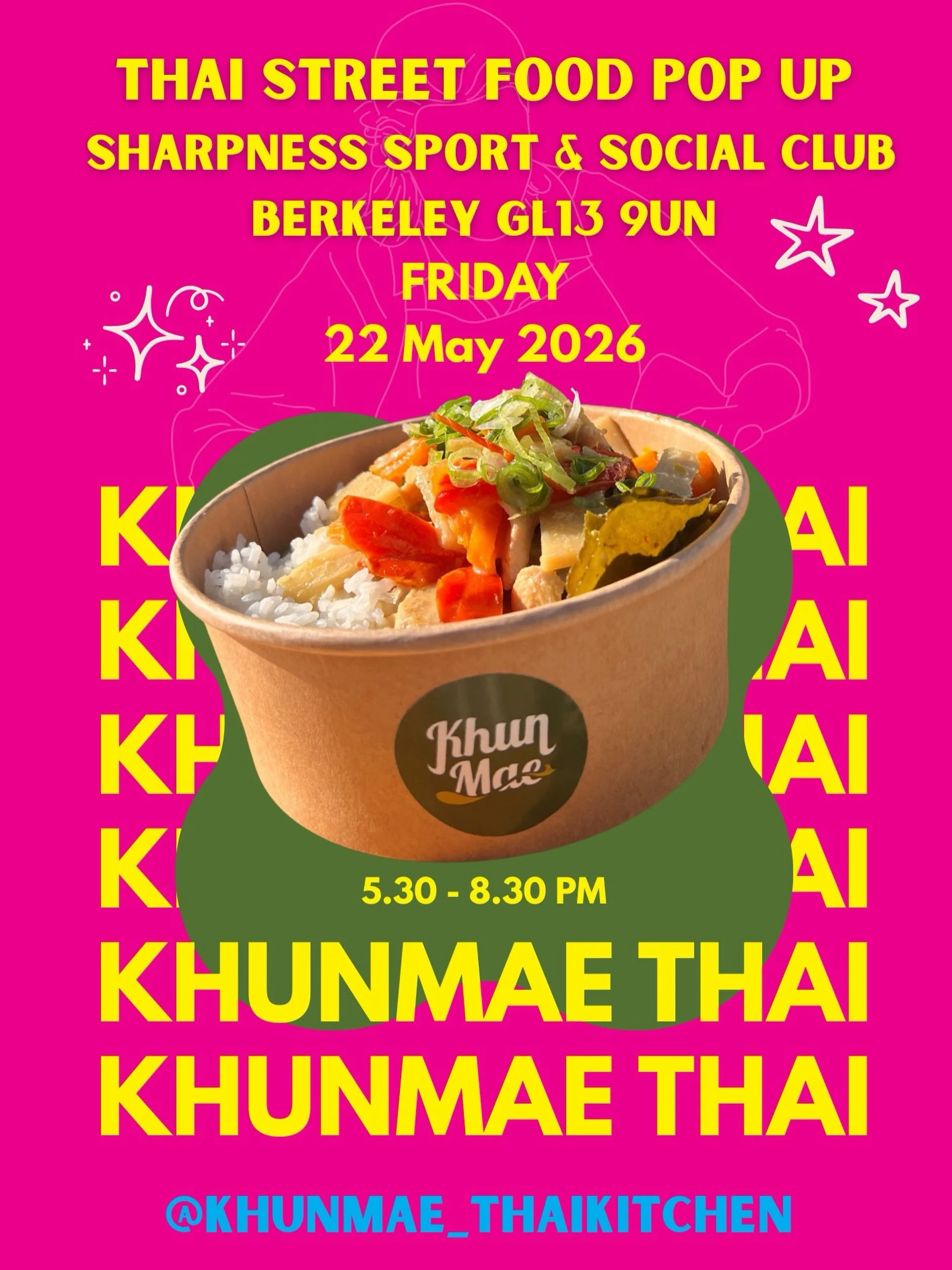 🇹🇭🚛 beeep beeeep ! 

Tomorrow join us in sharpness docker , Berkeley with the special menu of the month &ldquo; yum gai zaap &ldquo; 🐔🌶️ or our customers fav massaman curry or TFC from Khunmae Thai woo hooo 🍻