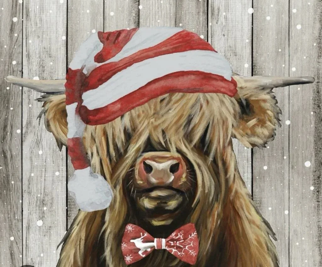 Christmas Highland Cow Paint Party @ Sip & Dipity
