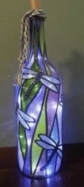Wine Bottle Lanterns @ Sip & Dipity