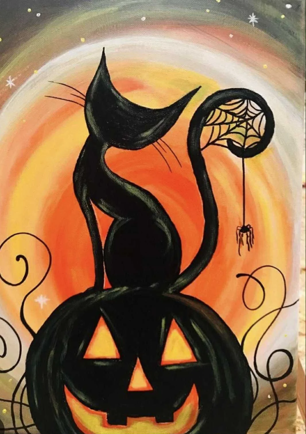 Halloween Night Paint Party @ Sip & Dipity