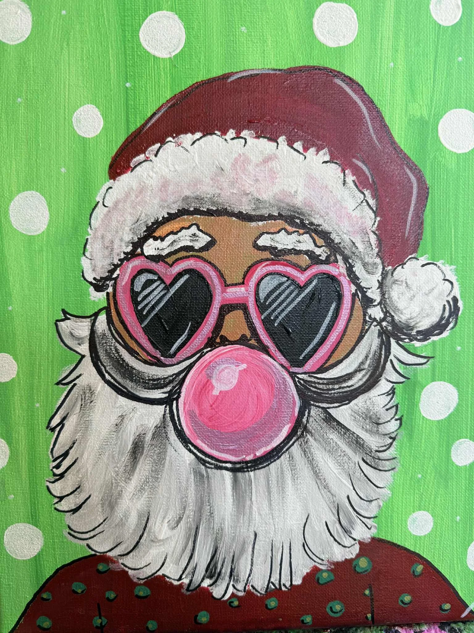 Cool Santa Canvas Paint Party @ Sip & Dipity