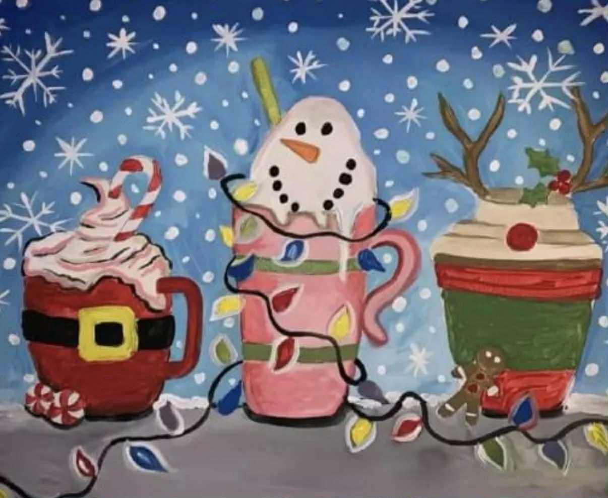 Holiday Drink Paint Party @ Sip & Dipity