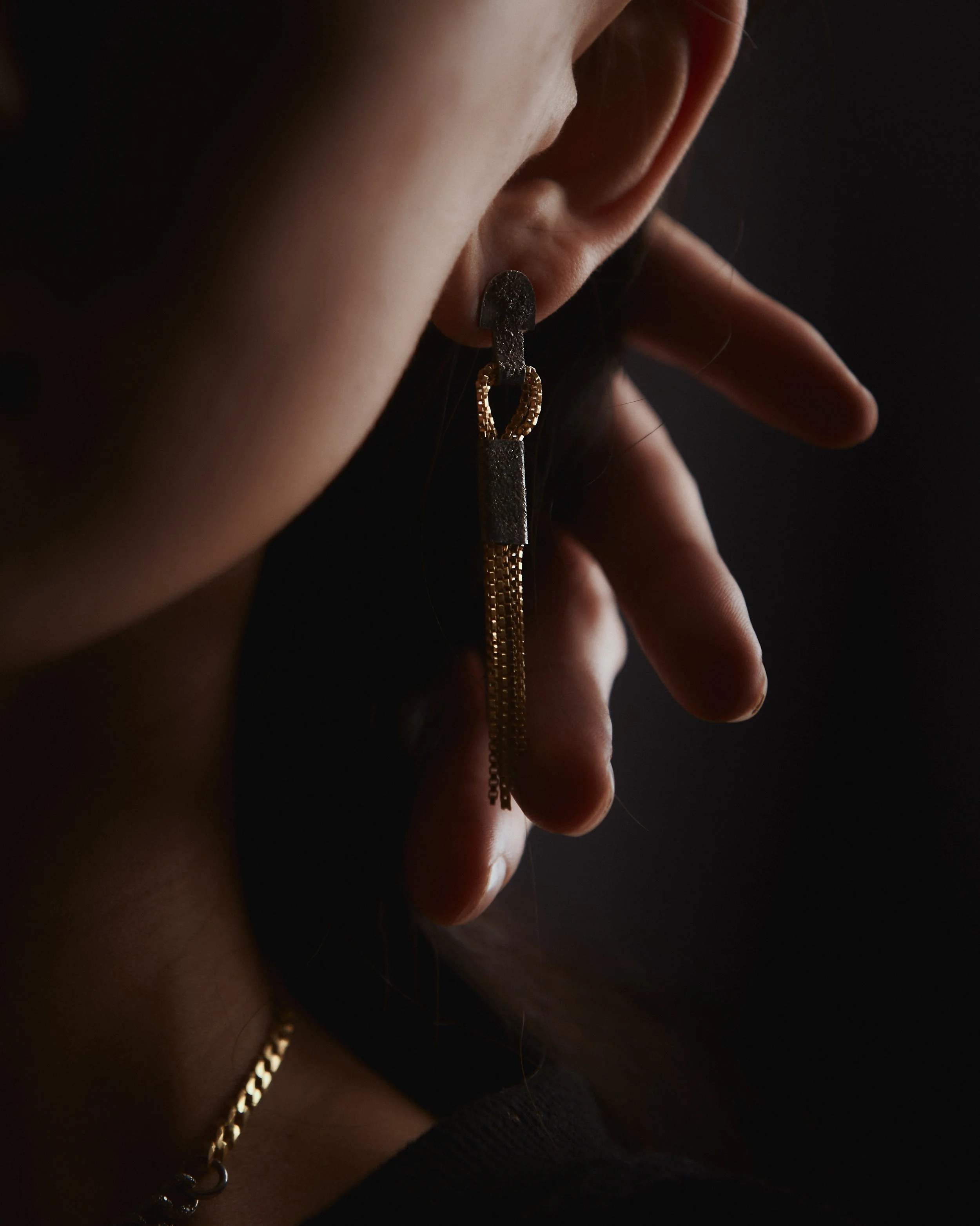 Silver Drop Earrings