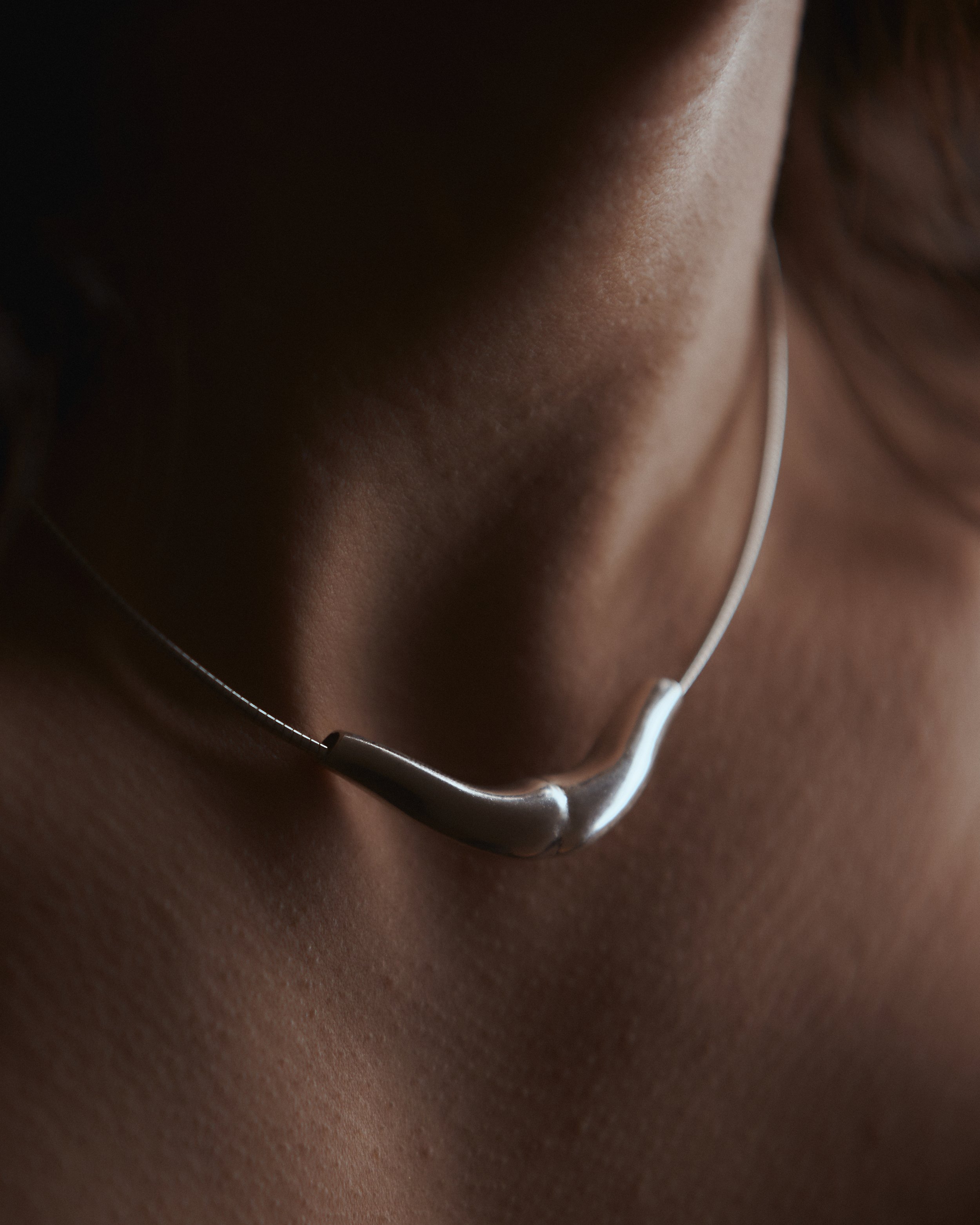Silver Choker Necklace