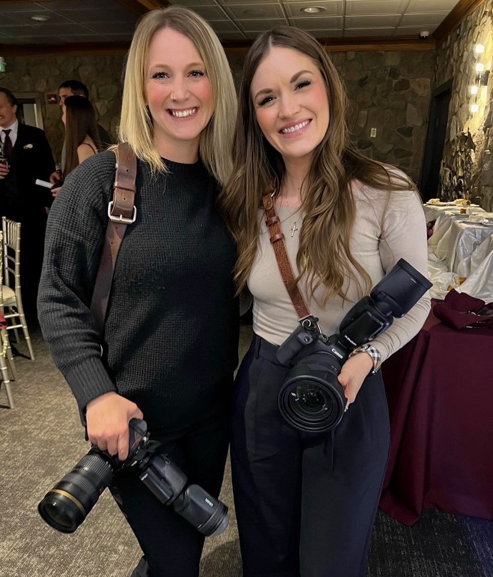 // hi + happy Friday! ✨👏🏼

We&rsquo;re Brittany and Karissa, your favorite wedding photographers (self-proclaimed but widely agreed upon, just ask our moms). We&rsquo;re OBSESSED with couples who:
✨ Trust us completely.
✨ Give us the freedom to wor