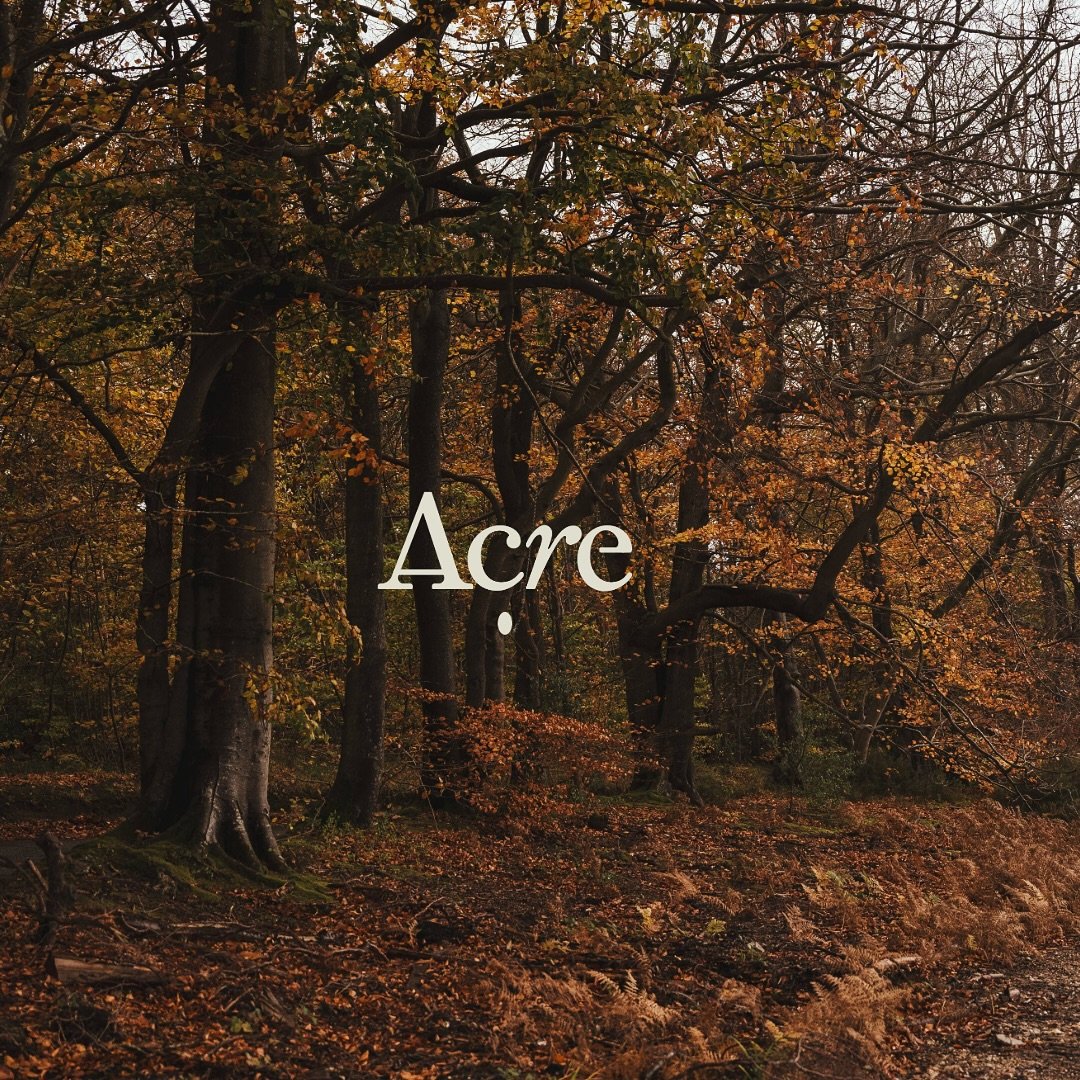 As the world beyond the window turns golden, it&rsquo;s the perfect time to share the brand identity for Acre. Acre are a Kent based furniture designer and maker that specialise in working with British timber. 

With sustainability at the heart of ev