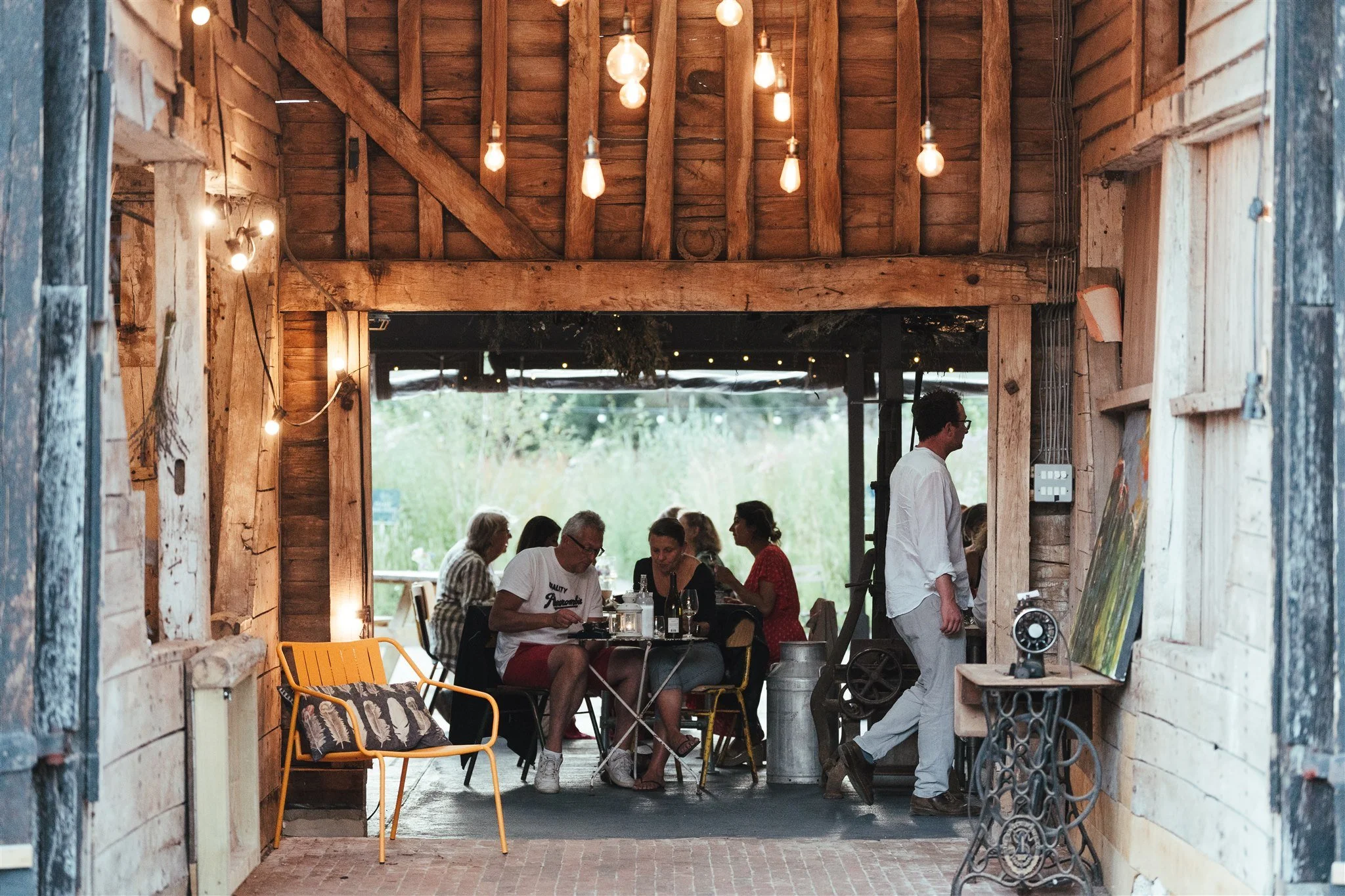 Supper Club at Falconhurst Rural Estate in Kent, branding by Ditto