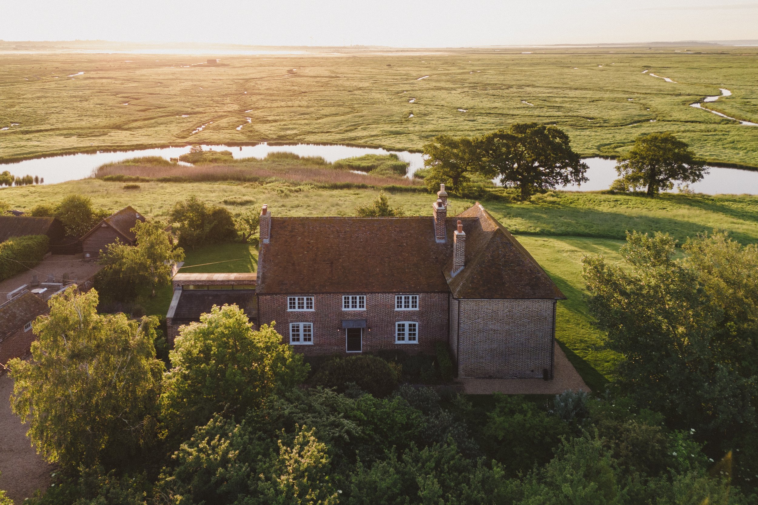 Kingshill Farmhouse at Elmley Nature Reserve, rural estate branding by Ditto