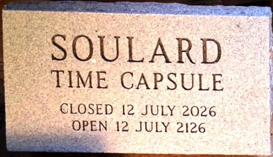 Soulard Time Capsule plaque