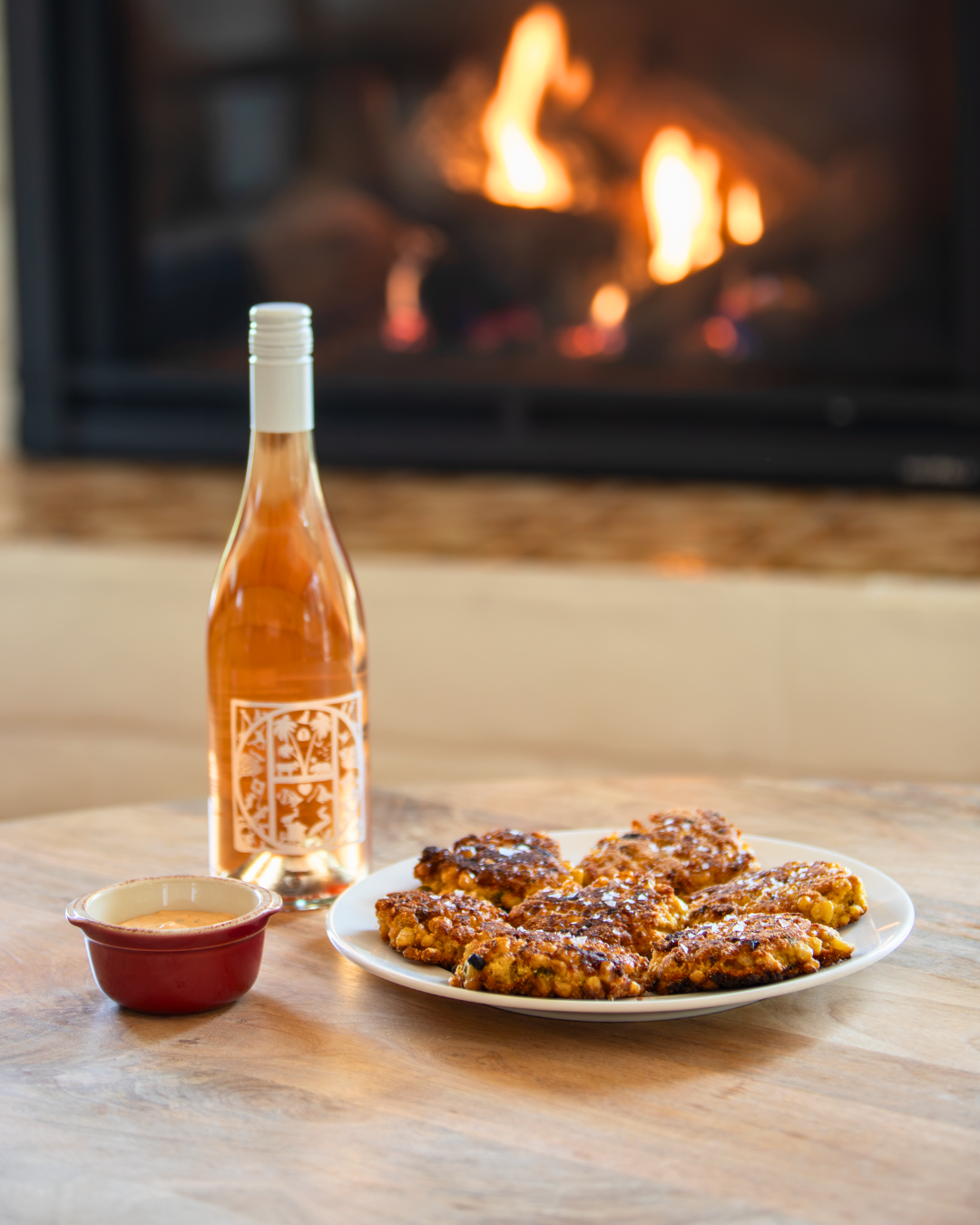 Corn Fritters with Chipotle Aioli