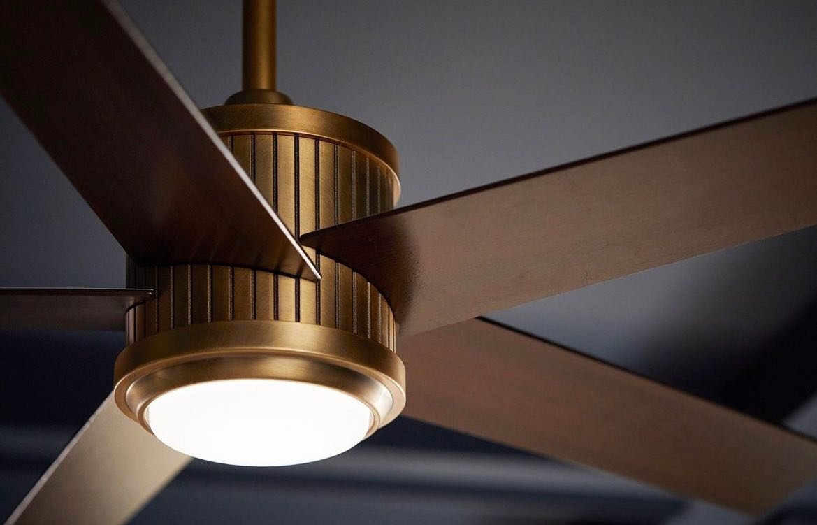 Ceiling fans are perfect for keeping your space cool in the summer, and to push warm air back down in the winter. Give us a call today! #LongPointElectric #CapeCod @kichlerlighting