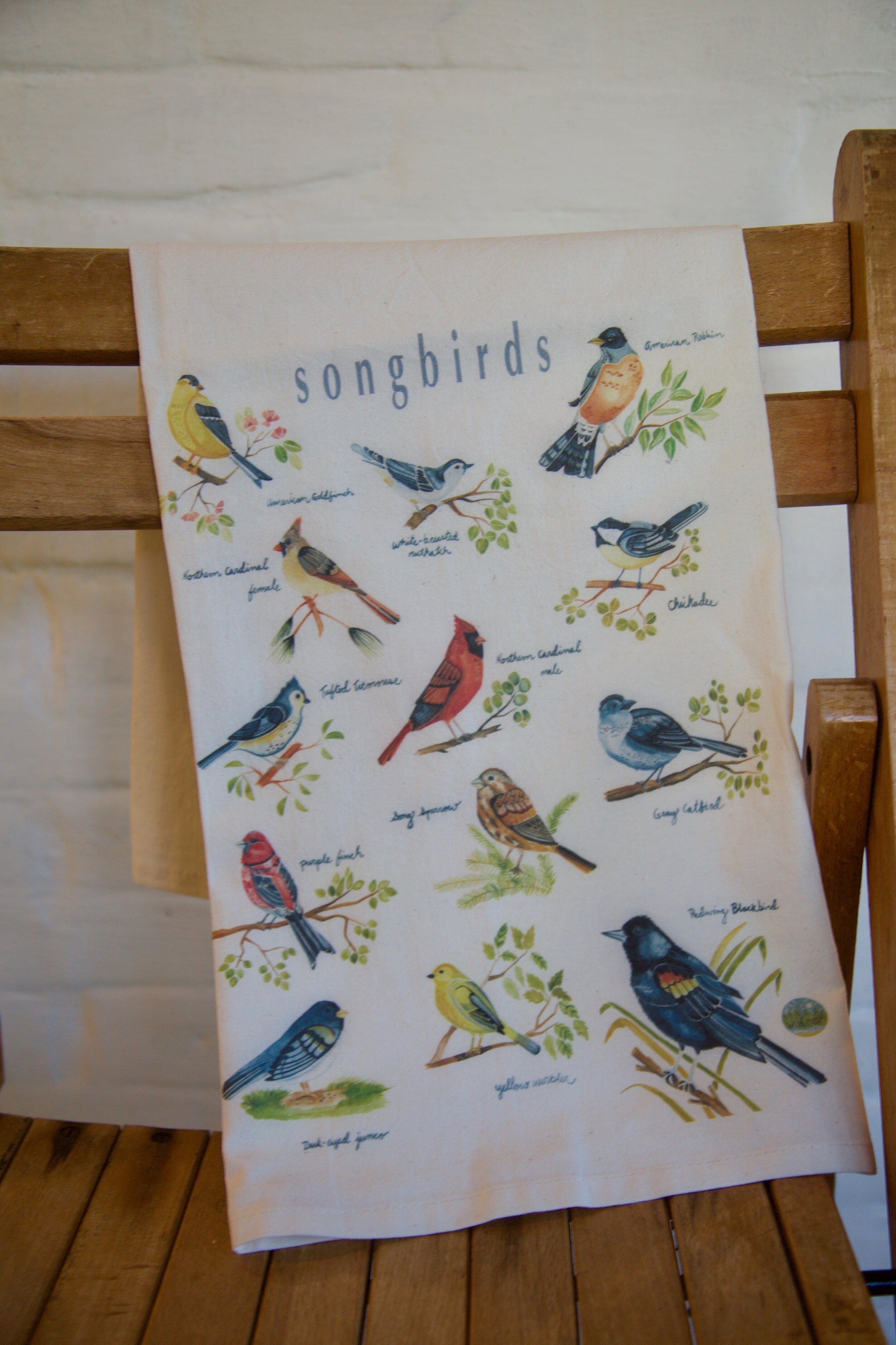 Songbirds Tea Towel