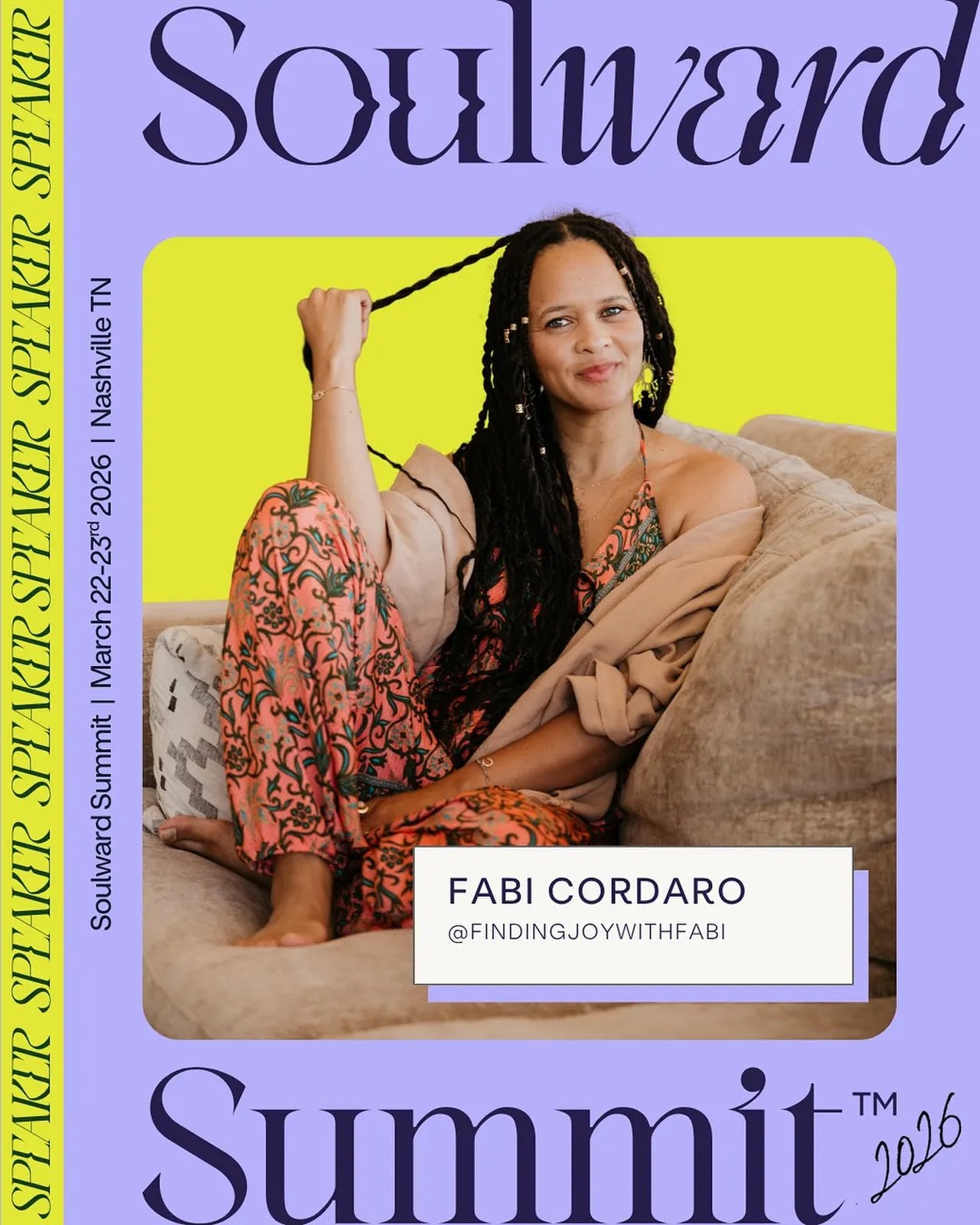 Announcing our very first speaker for Soulward Summit 2026: Fabi Cordaro!

Fabi will be hosting a session called &ldquo;Integration is the New Flex: A New Paradigm for Soul-Led Success.&rdquo;

You&rsquo;ll walk away with:

✨A framework for designing