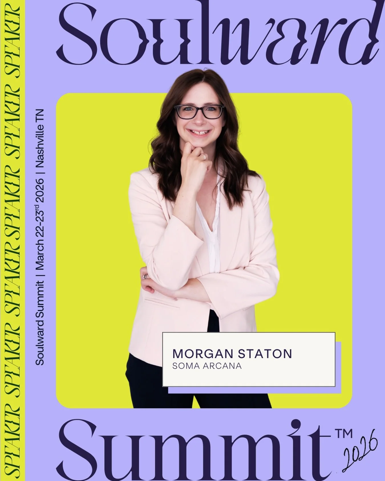 Announcing our opening activation and panel speaker for Soulward Summit 2026: Morgan Staton!

Nicknamed &ldquo;The Symptom Whisperer,&rdquo; Morgan will appear on a panel with another of our experts on tapping into the wisdom of your body and calibra