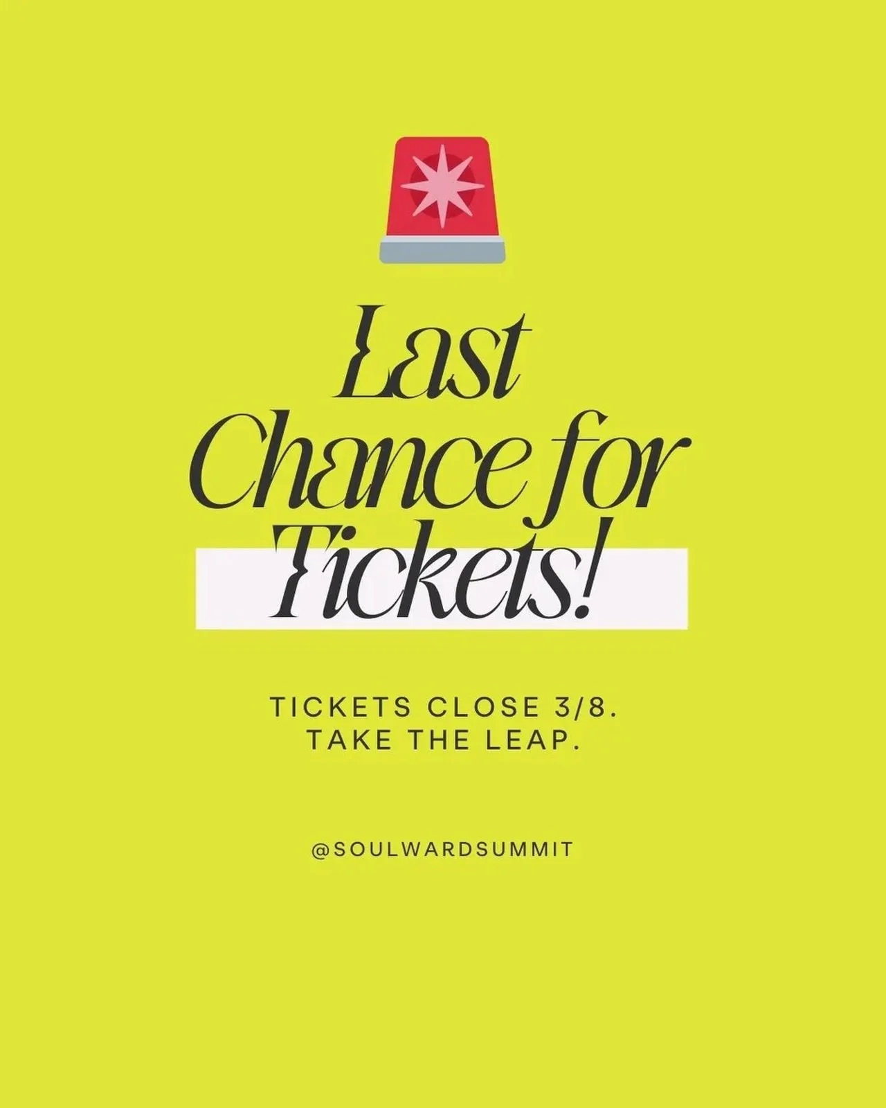 4 days, and the doors close. We&rsquo;re not going to convince you that being in the room is transformational. Take it from Krista Ripma of @theauthenticbusinessclub , last year&rsquo;s keynote speaker:

I could not sign on for Soulward Summit 2026 f