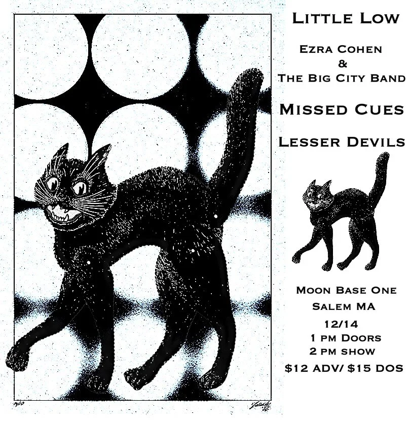 12/14/25 Little Low, Ezra Cohen & the Big City Band, Missed Cues, Lesser Devils