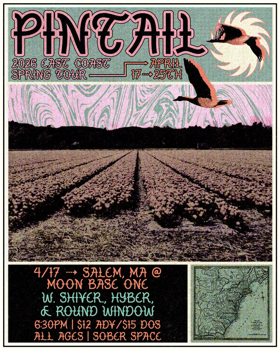 *** Moved to Old Town Hall *** 4/17/26 Shiver., Pintail, Hyber, Round Window