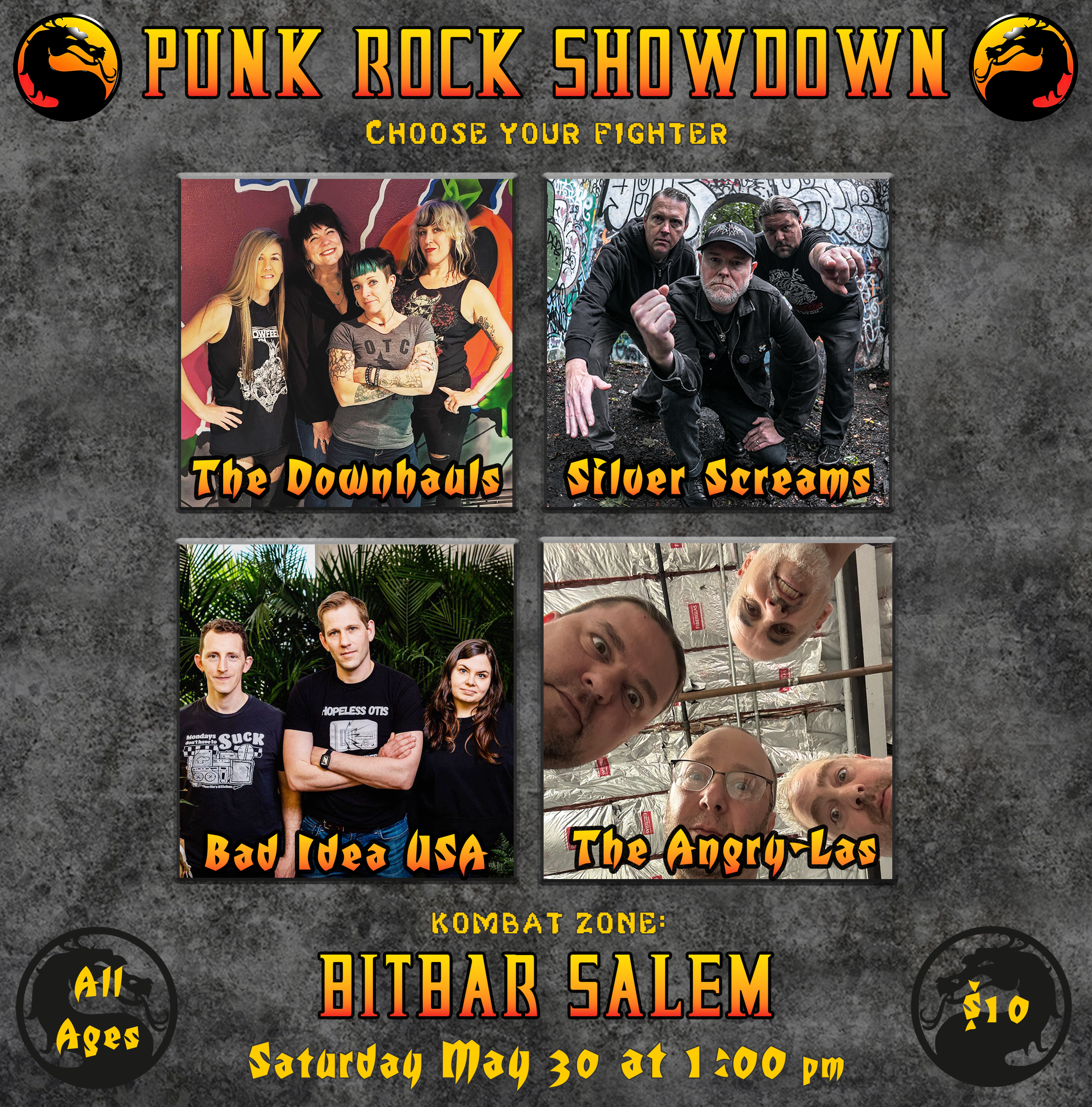 5/30/26: Punk Rock Showdown: The Downhauls, Silver Screams, Bad Idea USA, The Angry-Las