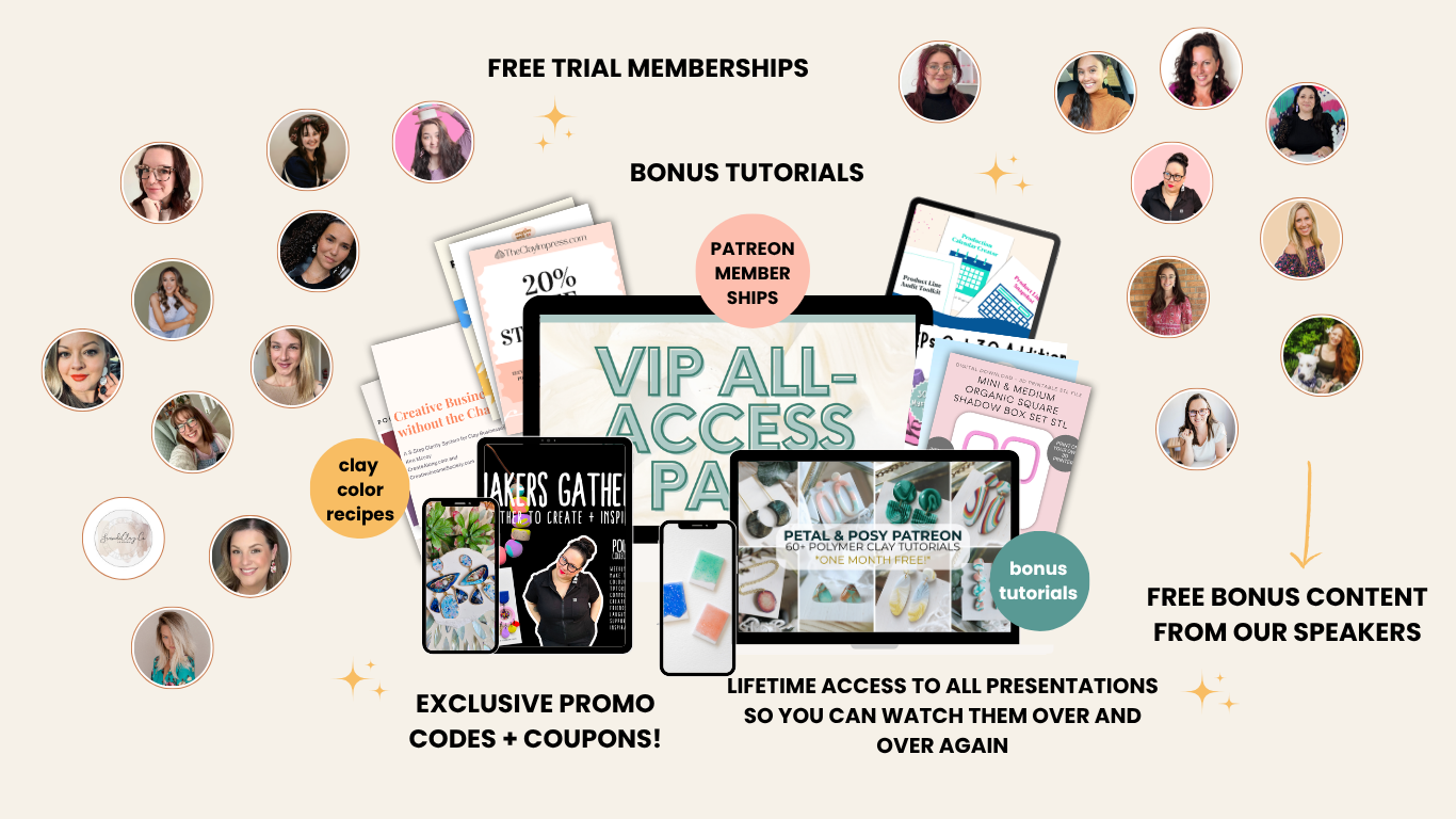 how to create polymer clay earrings for beginners