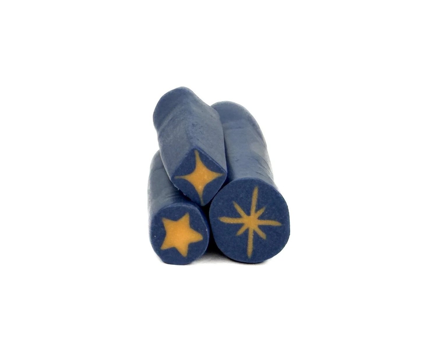 Star clay canes by Kristin from Hillside Studio