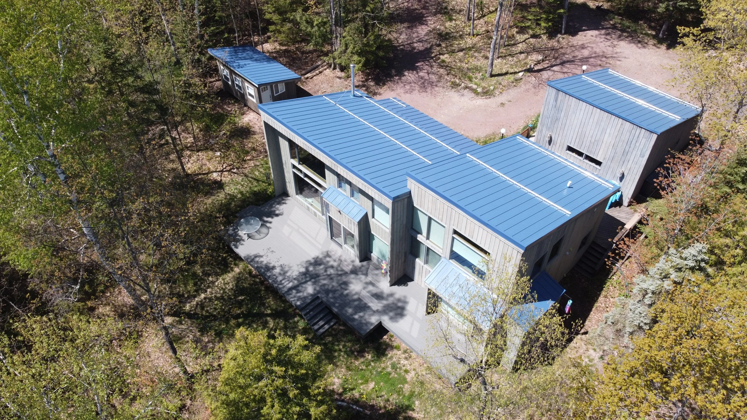 Blue Standing Seam