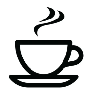 Een groene kop koffie op een onderzetter