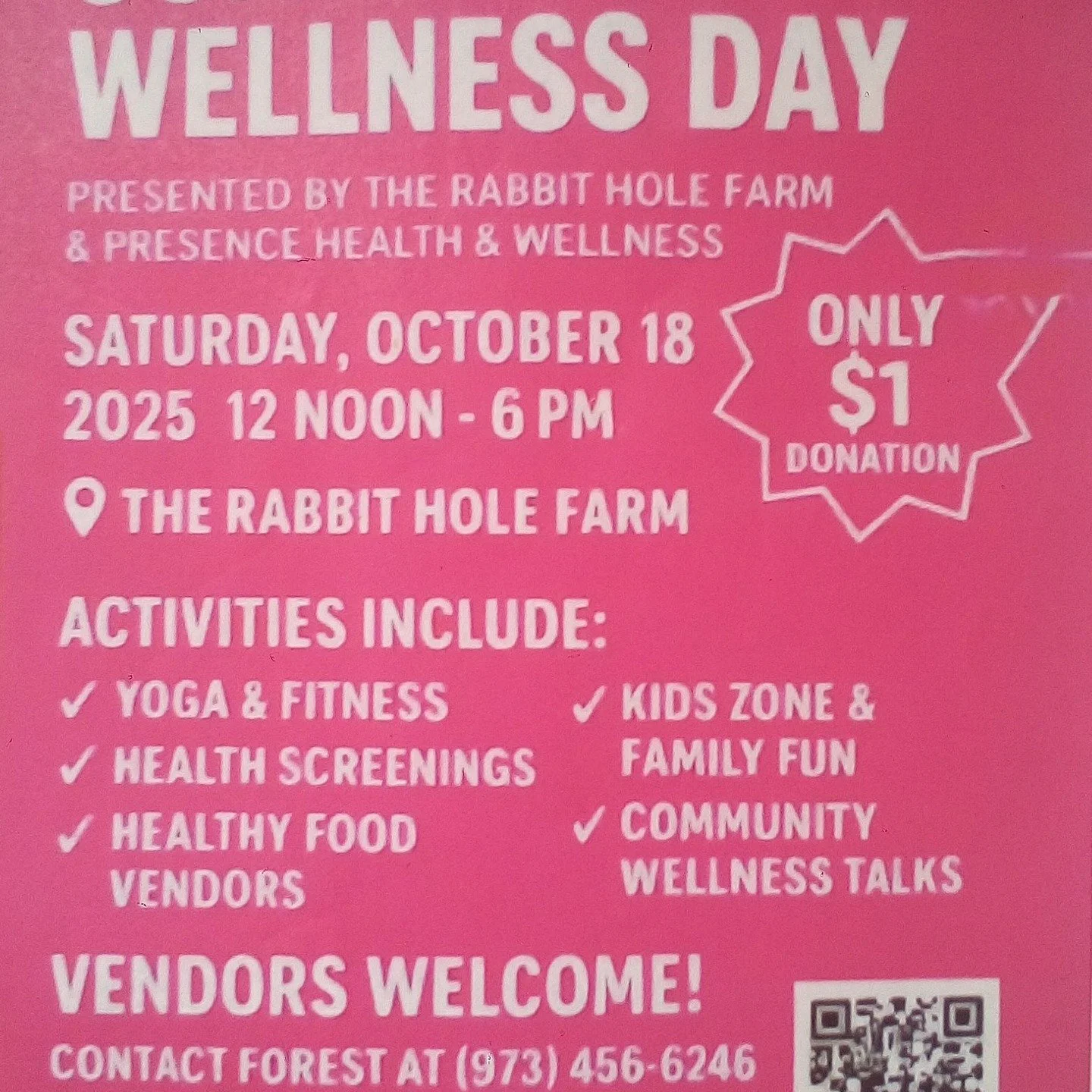 Join us October 18th anytime between 12 noon and 6pm. $1 entrance fee per person will apply. Activities included. Can't wait to see you there!
36-38 Rose terrace newark NJ 07108