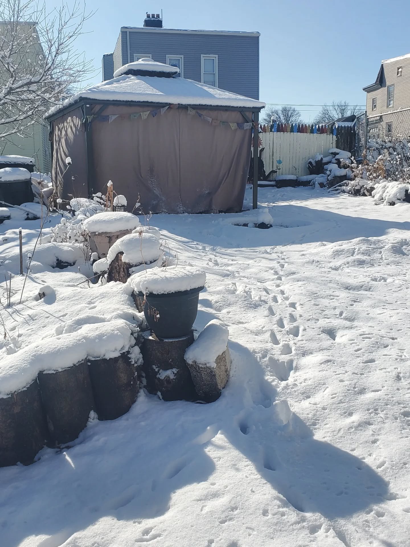 This is Rabbit Hole in the winter. 
Mother Earth is reminding us that everything is temporary, nothing is permanent. 
As the snow melts and the flowers bloom let's be intentional and just like the land practice detachment, equanimity and gratitude fo