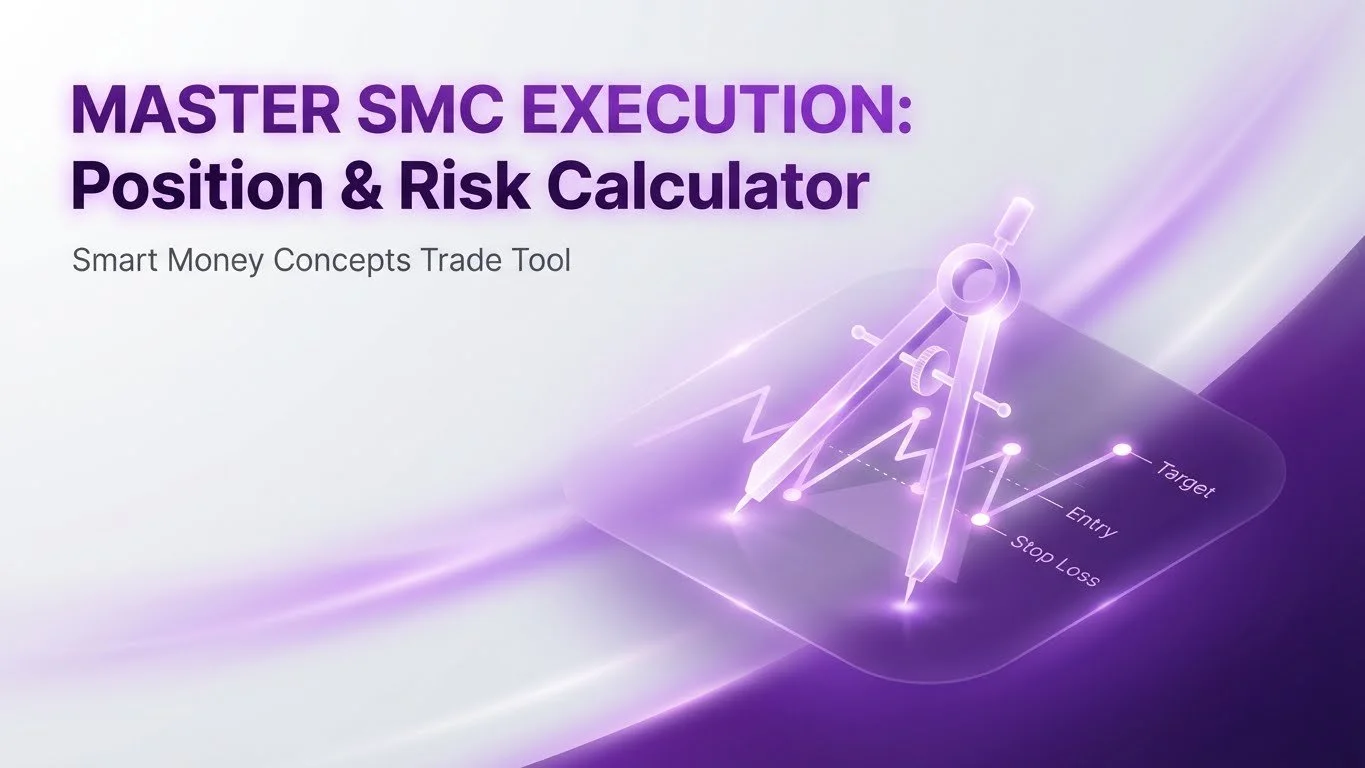 Smart Money Concepts Trade Calculator: Position Size &amp; R:R Tool