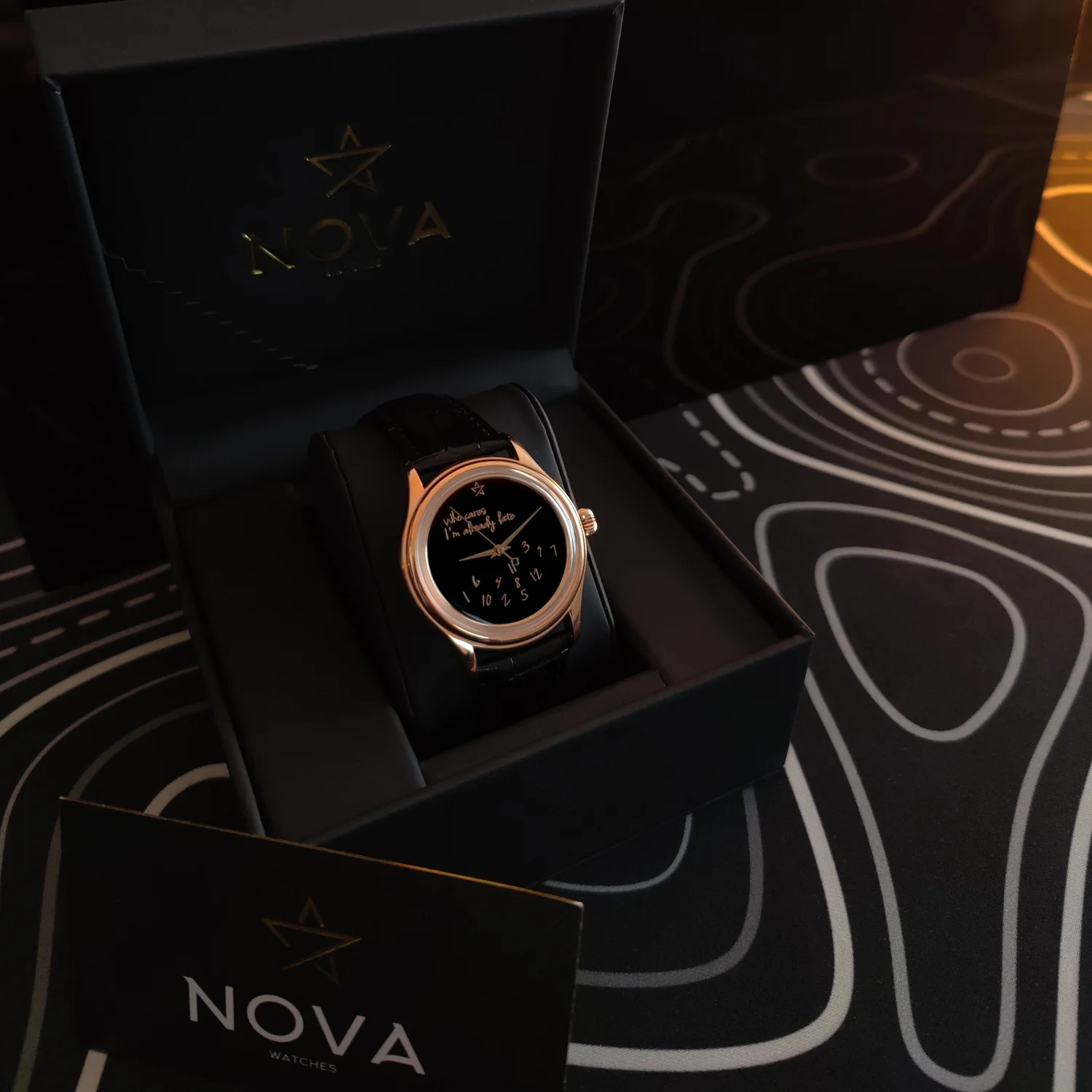 Via Nova Studded Leather Watch SONA2.1Front.png?v=1752978122&  main image 3