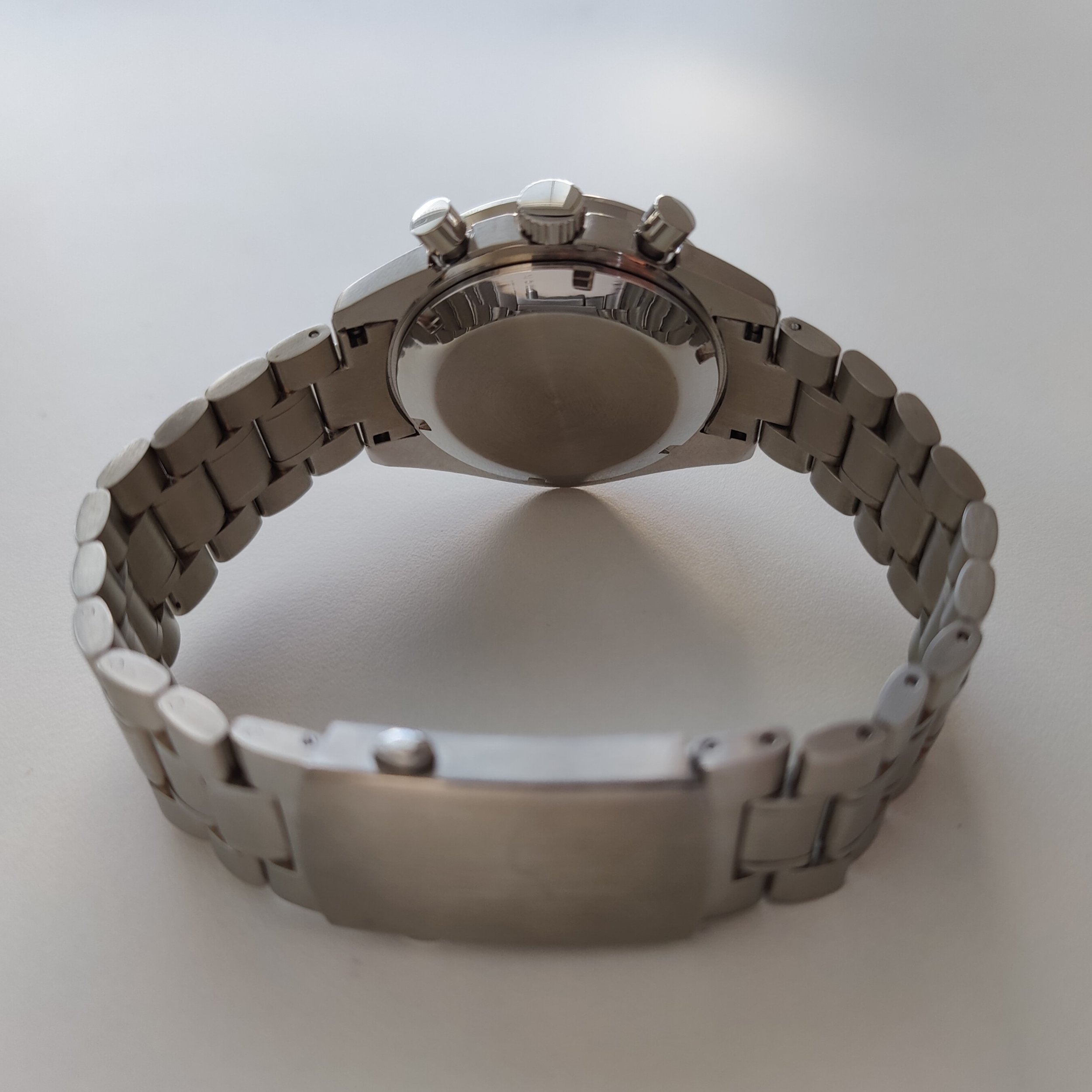 Seiko Mod Speedmaster Black Bracelet