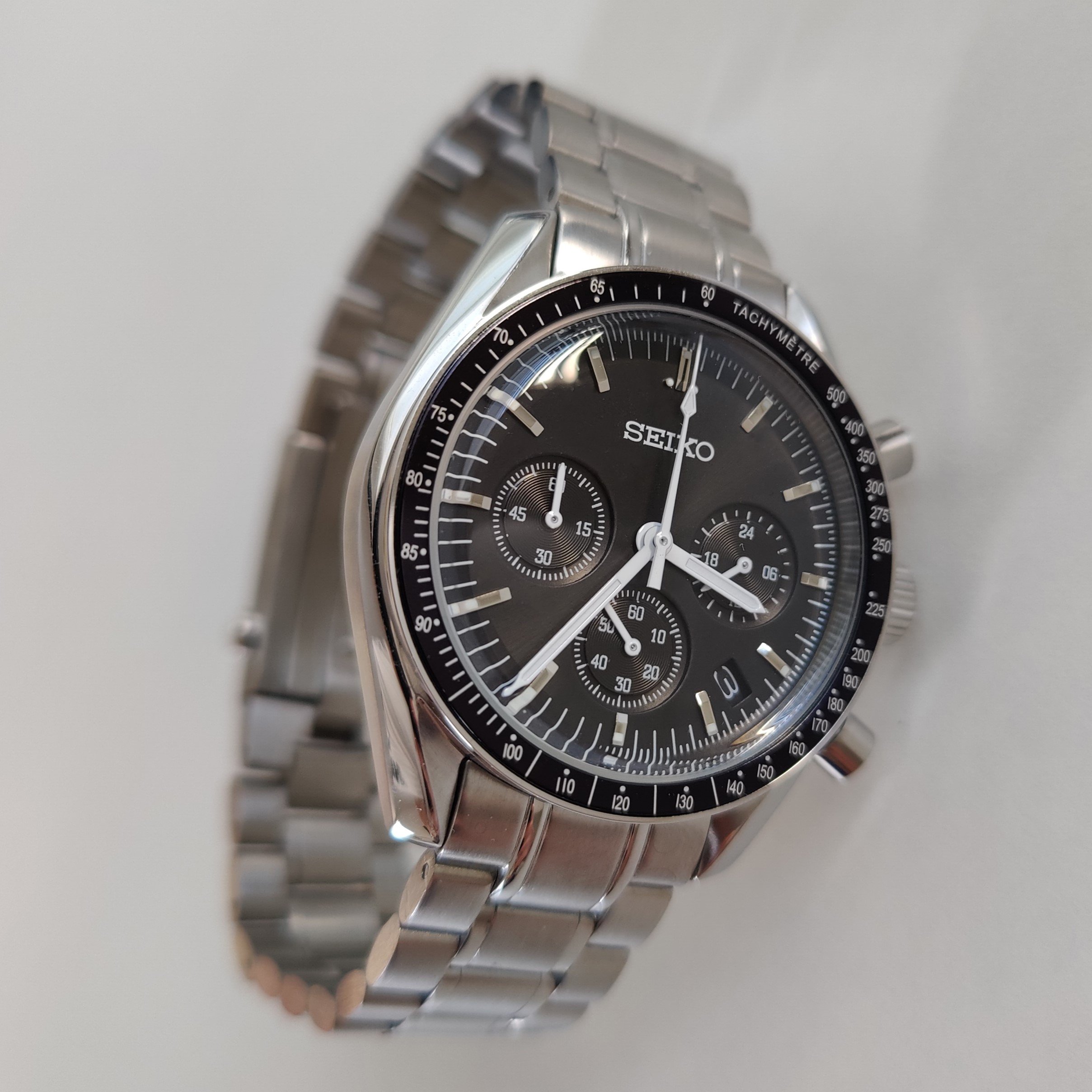 Seiko Mod Speedmaster Black Main Showcase