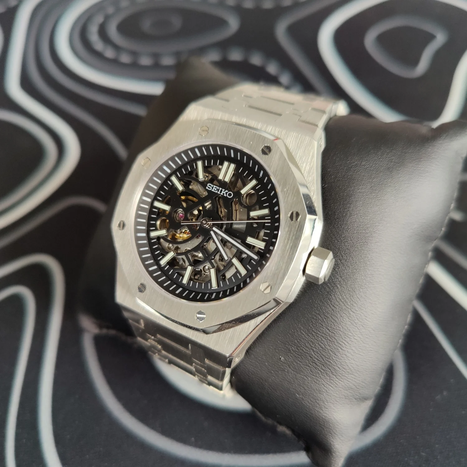 Seiko Mod Automatic NH70 Oak Skeleton — Nova Watches Switzerland